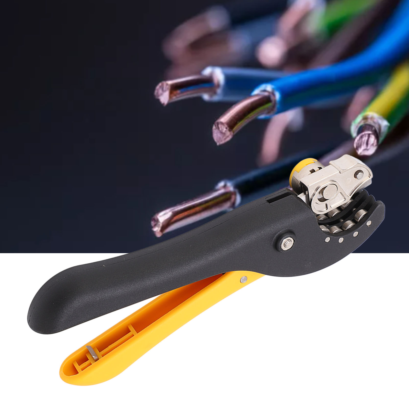 Verstellbarer Abisolierer, Der Das Abisolieren Von Ein- Und Mehradrigen Kunststoff- Oder Gummiisolierten Kabeln Von 10 Bis 300 Mm² Erleichtert Und Mit Verschiedenen Kabeltypen Kompatibel Ist (fs-d6b).