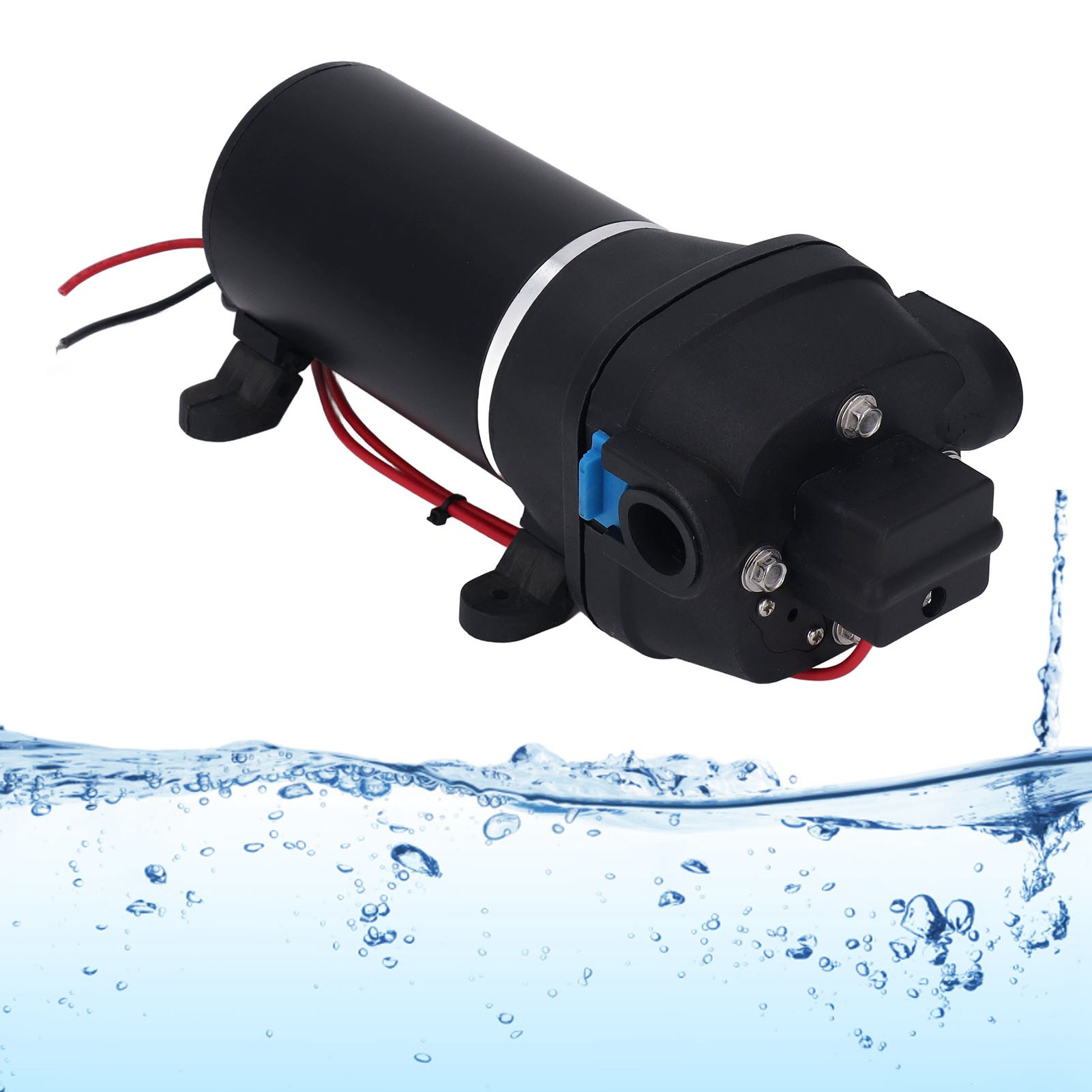 24v 4,5 Gpm Hochdruck-hochleistungs-miniatur-membranwasserpumpe Für Wohnmobile, Selbstansaugende Hochdruck-boosterpumpe