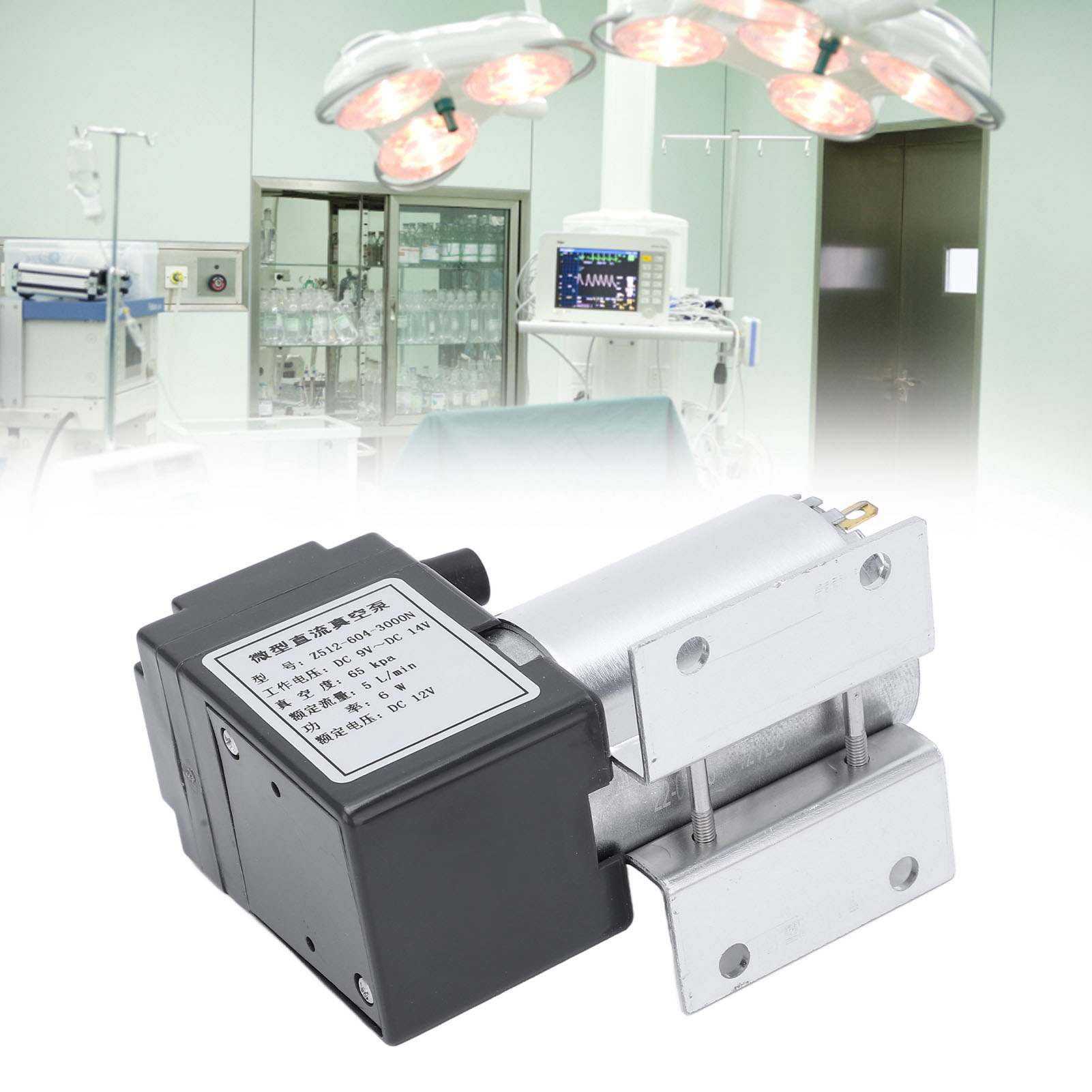 12-v-unterdruck-vakuumpumpe Z512-604-3000n Mit Halterung