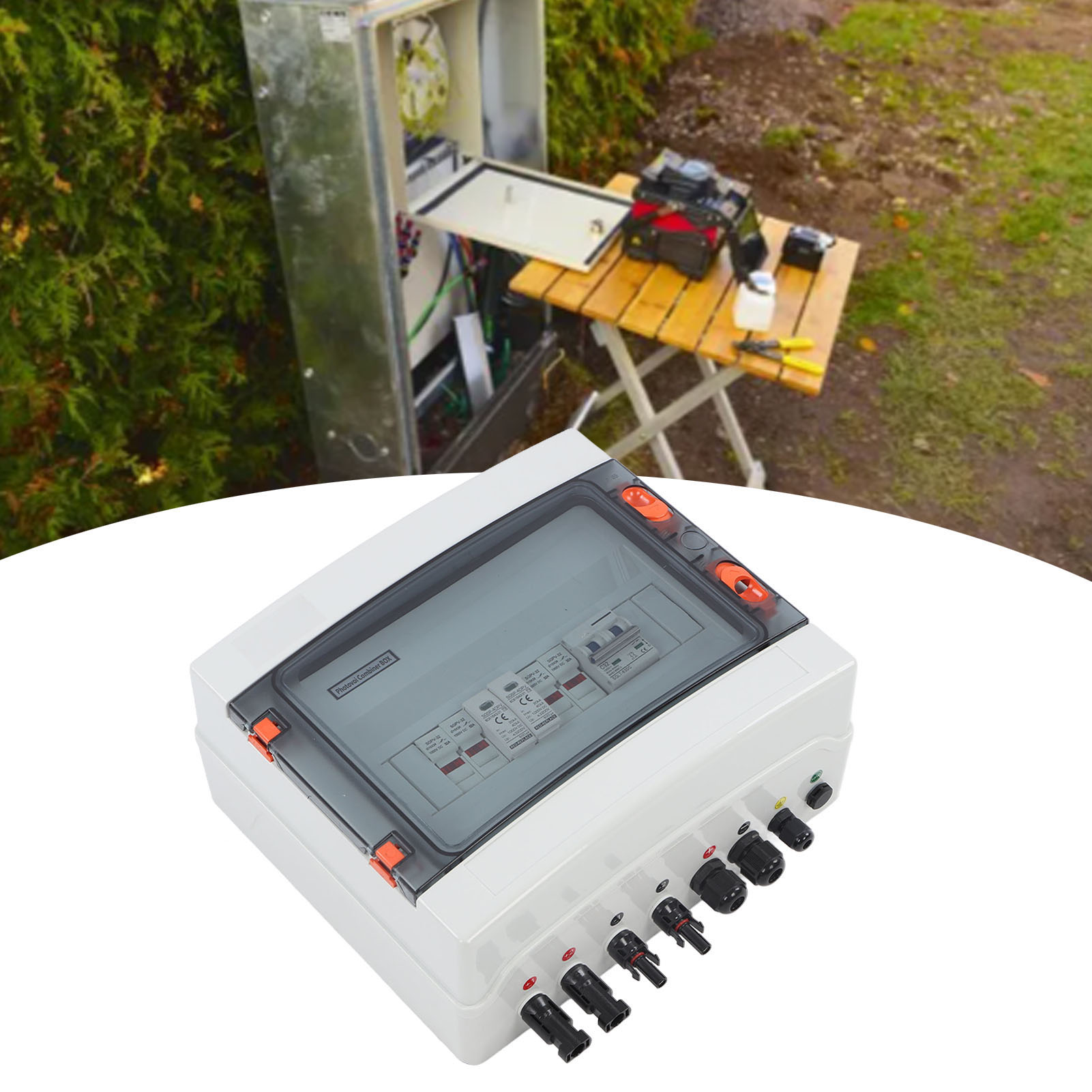 1000v 32a Solar-anschlussdose (zwei Eingänge, Ein Ausgang), Schutzart Ip65, Wasserdicht Für Den Außenbereich