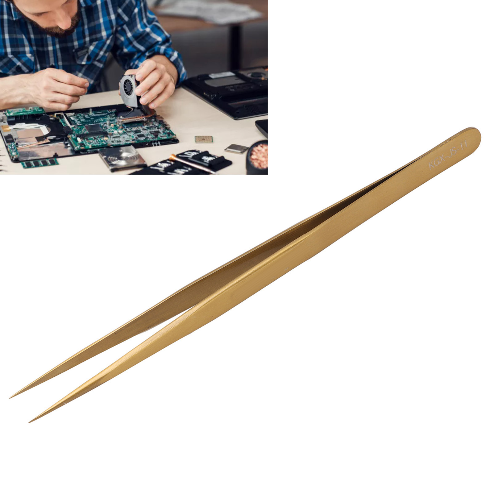 Werkzeuge Für Die Elektronikreparatur, Elektrowerkzeuge, Pinzetten, Gold