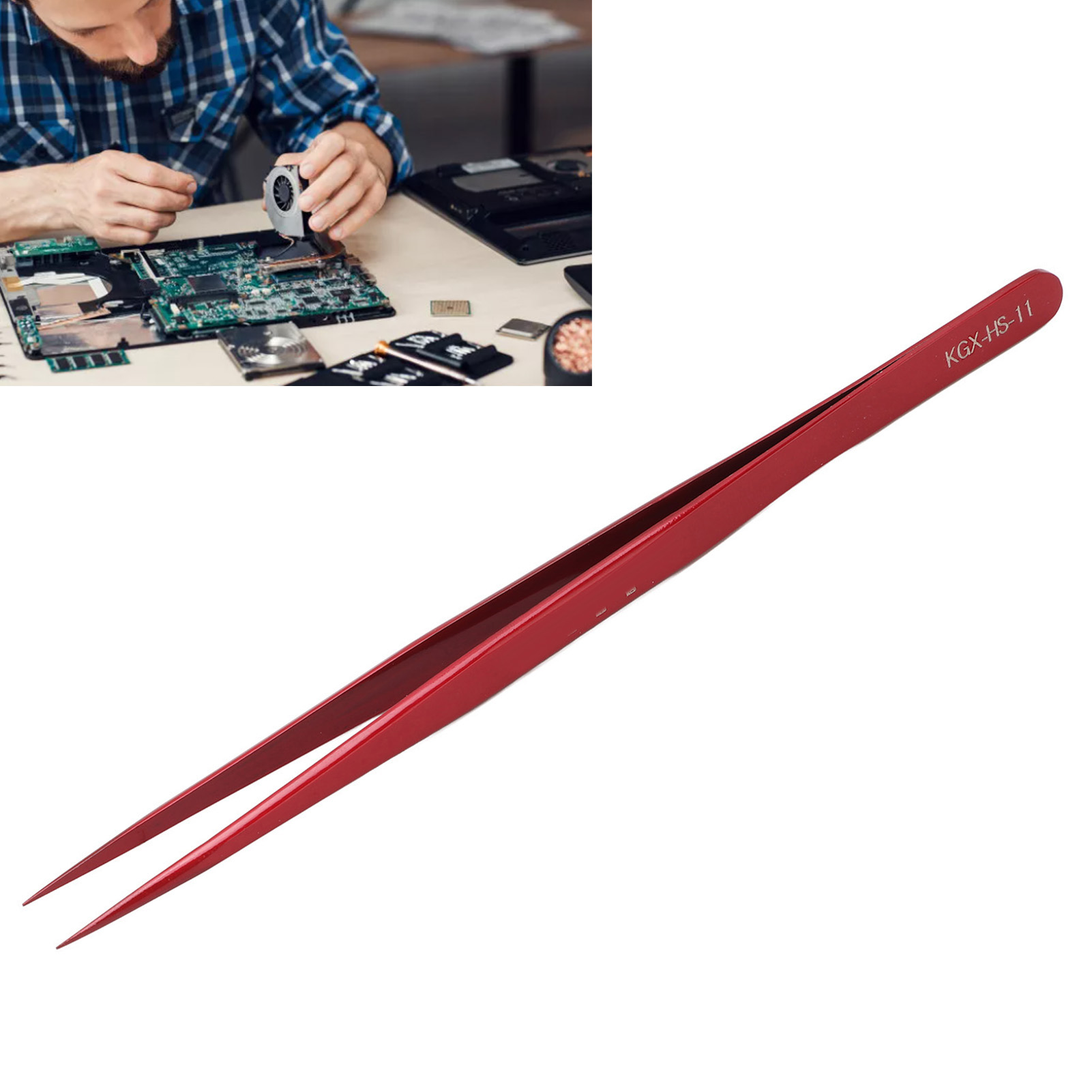 Werkzeuge Für Die Elektronikreparatur, Elektronische Werkzeuge Für Elektriker, Pinzette, Rot
