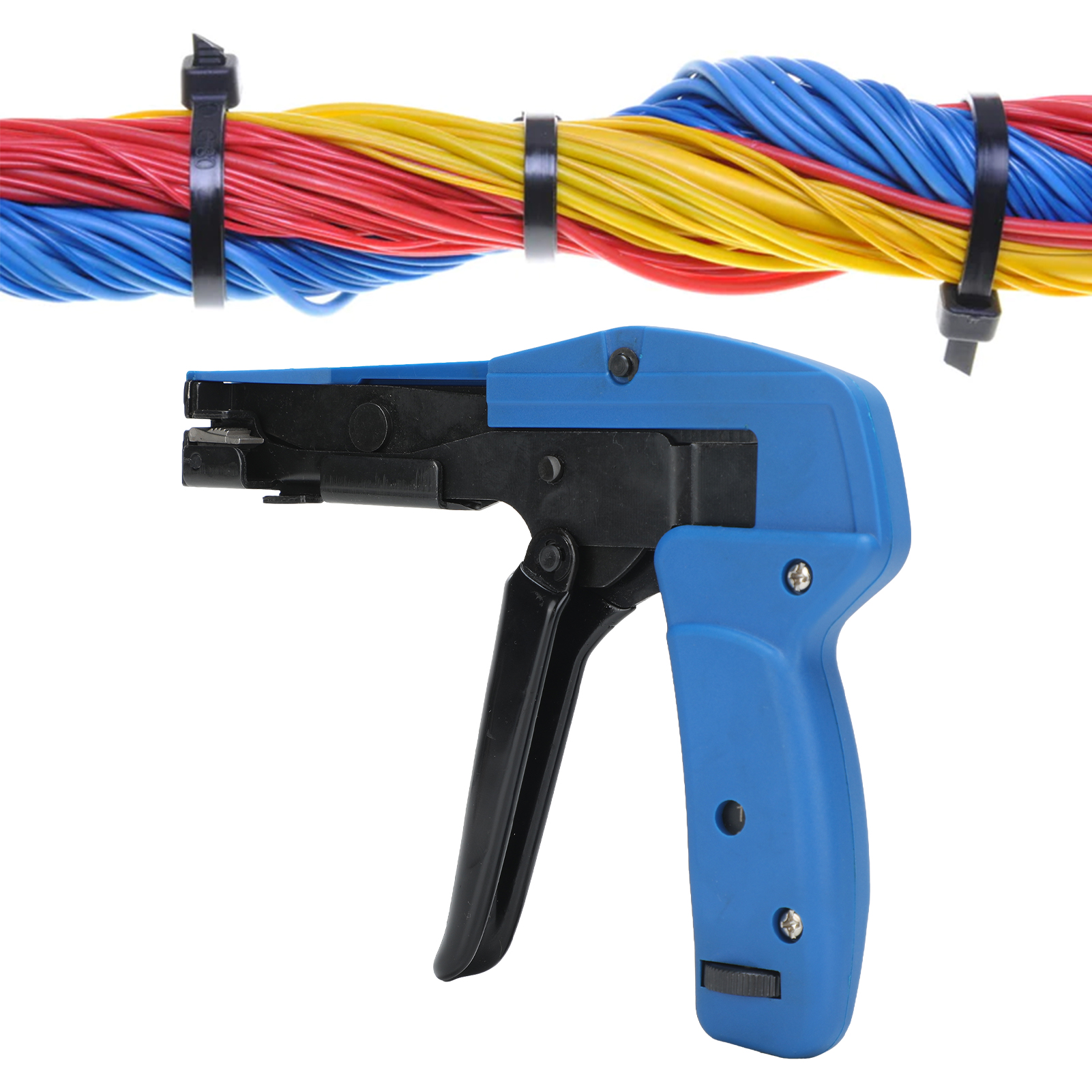 Schlauchschellenpistole Für Nylonschlauchschellen, Schlauchschellenzange, Schlauchschellenbefestigungswerkzeug, Schlauchschellenpistole Aus Stahlguss Mit Flachschnitt Für Nylonschlauchschellen