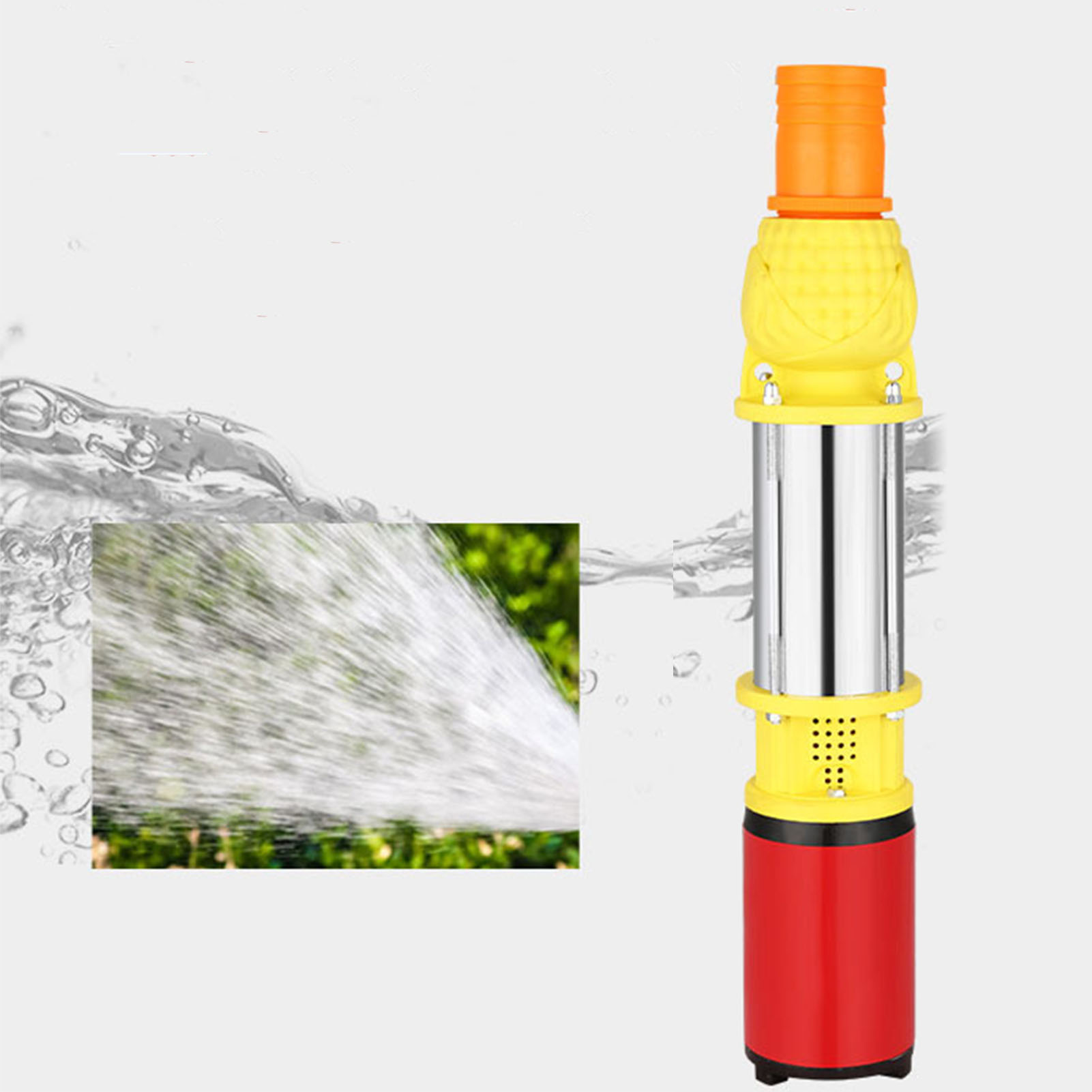 Dc24v 3sydc24/5-20 Tauchpumpe Für Tiefbrunnen, 300 W, 20 M Förderhöhe, Edelstahlkonstruktion, Fördermenge 5 M³/h. Geeignet Für Fischteiche, Landwirtschaftliche Bewässerung Usw.