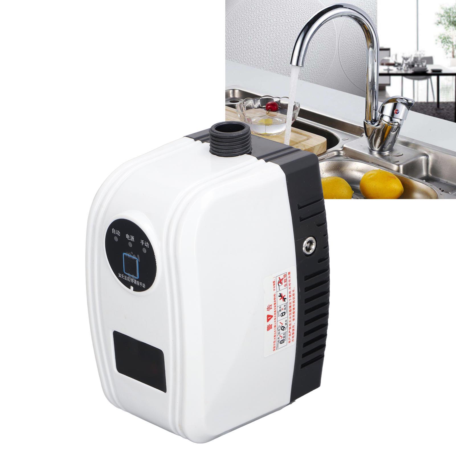 150-w-hauswasser-druckerhöhungspumpe Mit Durchflusssensor Und Ein-/ausschalter, 24-v-automatik-druckerhöhungspumpe Für Duschen, Maximale Förderhöhe 20 M, Europäischer Standard 100-240 V.