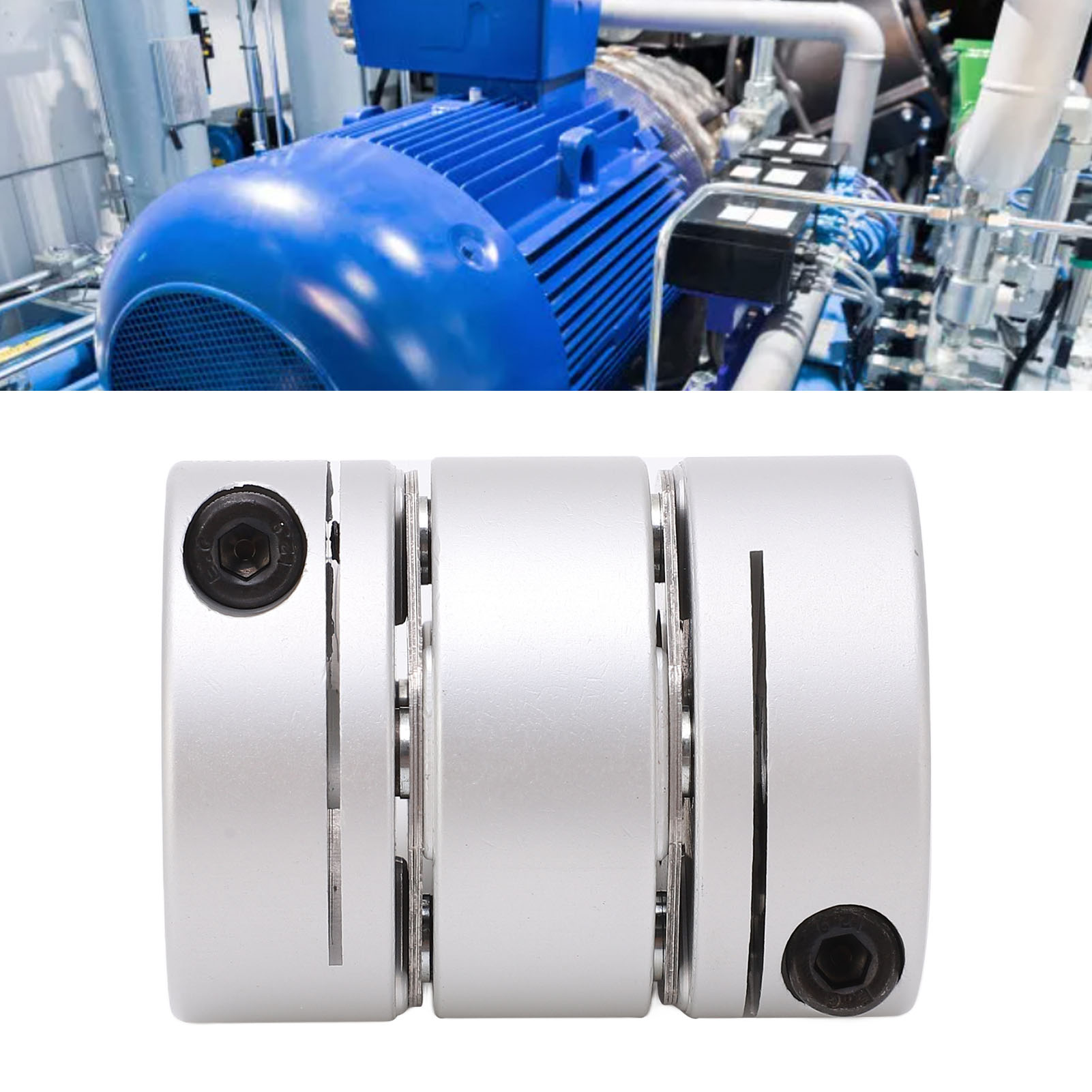 Doppelteilige U-förmige Membrankupplung, 34 Mm Außendurchmesser, Zubehör Für Gewindespindelmodul.