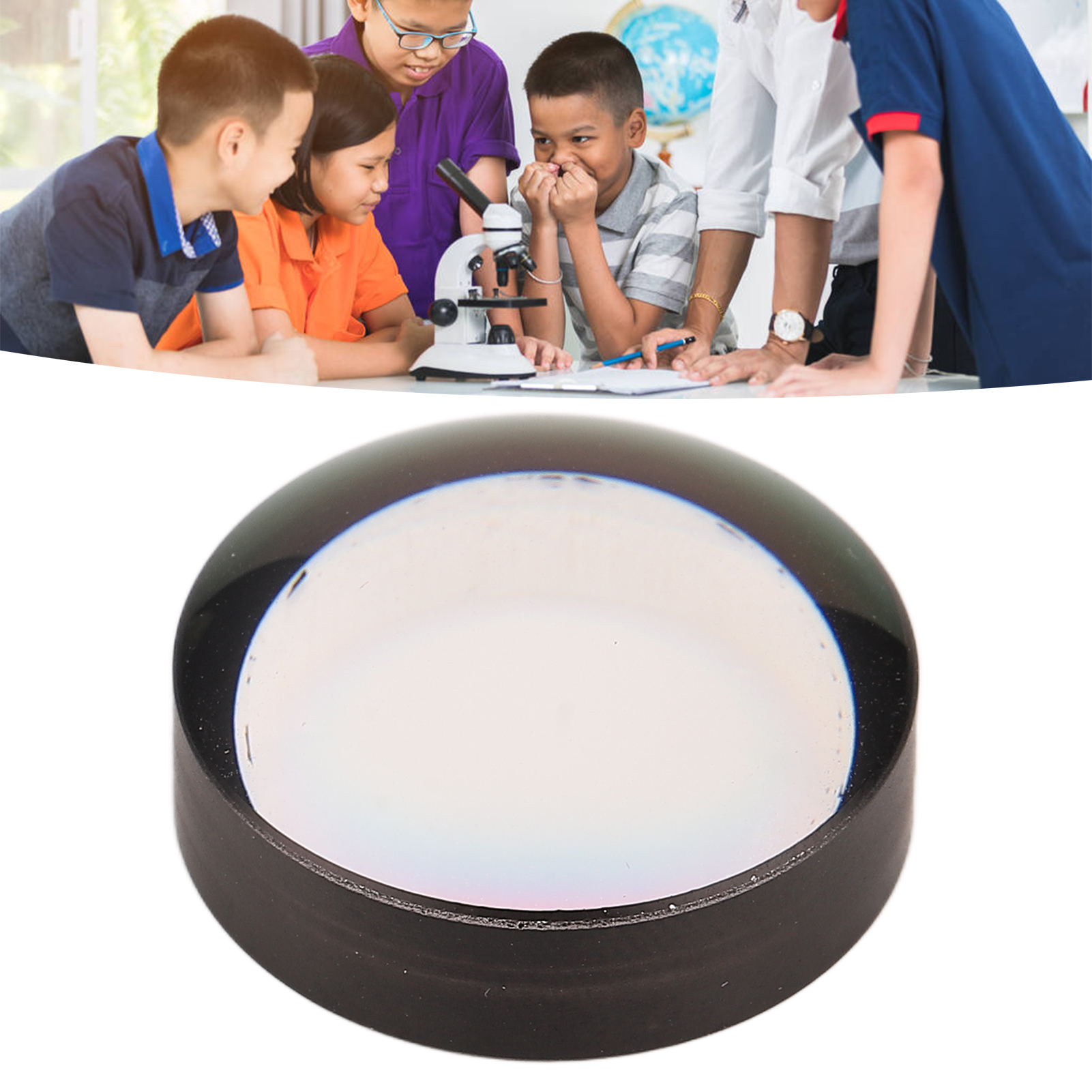 Meniskuslinse At025, Konkav-/konvexlinse, Optische Linse