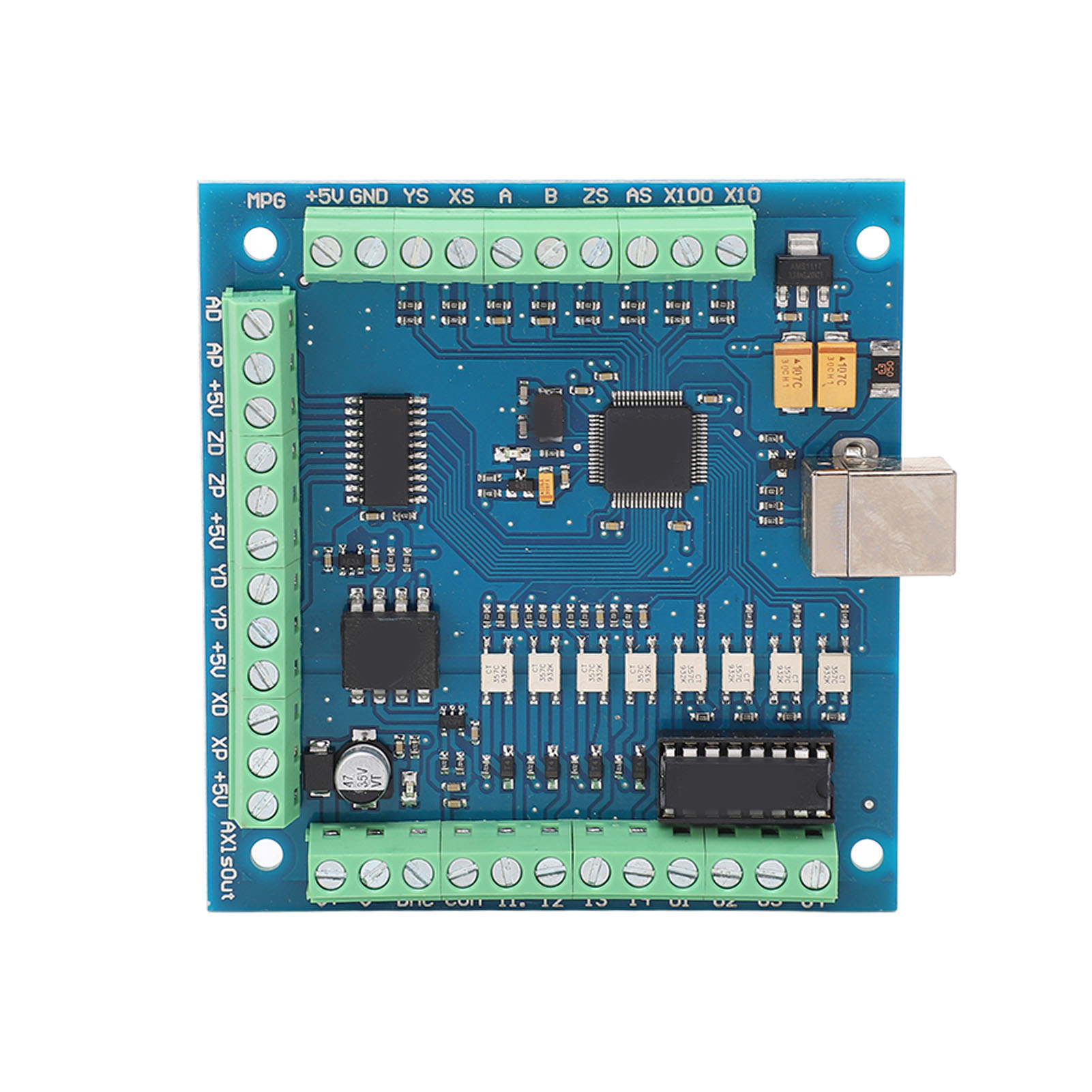 Mach3 Graviermaschinensteuerung Mit Usb-schnittstelle, 4 Achsen, Blau