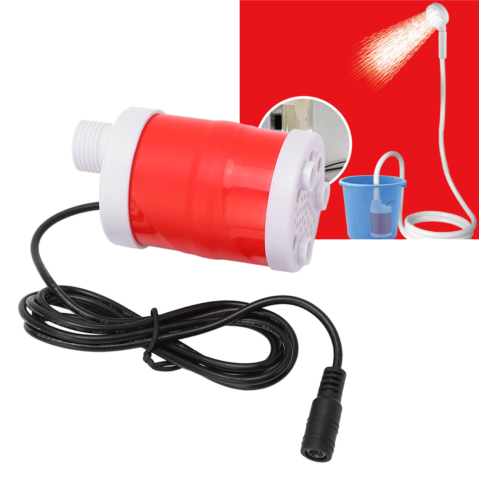 12v 20w Dc 700l/h Bürstenlose Tragbare Tauchpumpe, Hoher Druck, Geringe Geräuschentwicklung, Intelligente Filterpumpe.