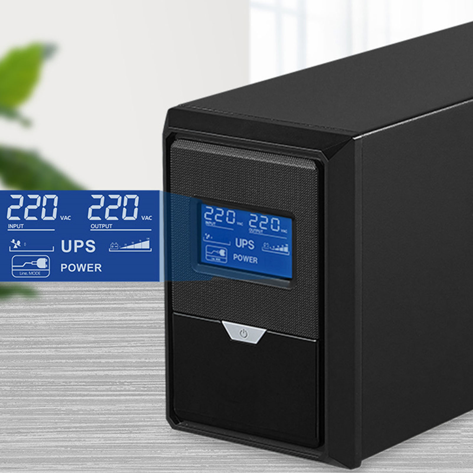 Unterbrechungsfreie Stromversorgung (usv) Mit Intelligentem Spannungsregler Für Computer Und Router Usv-notstromversorgung Europäischer Standard 220 V.