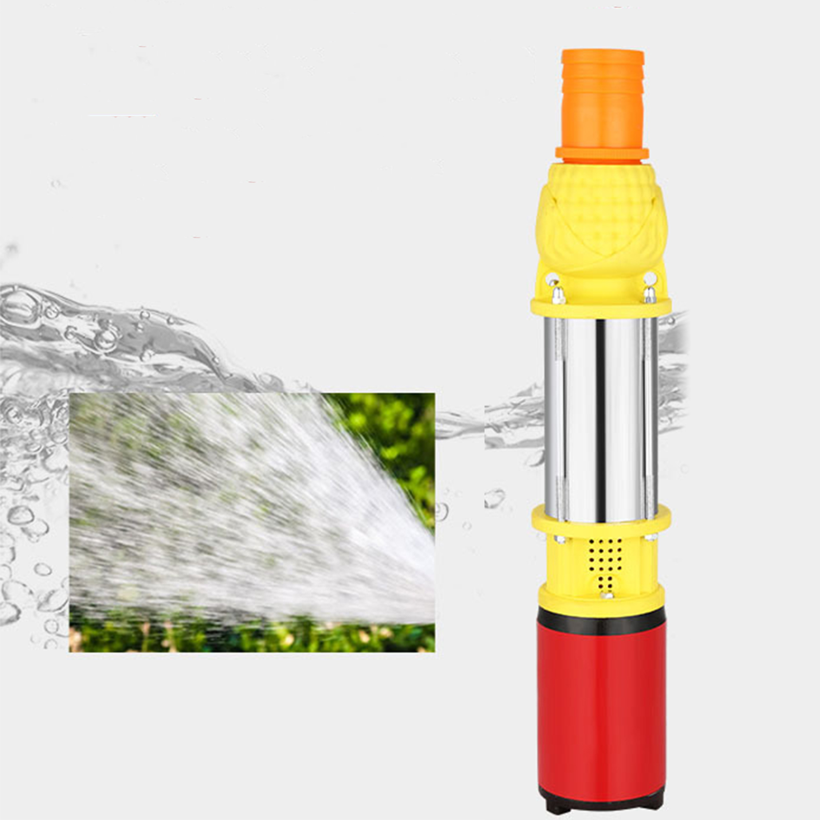 3sydc60/6-22 Dc60v 550w Tauchpumpe Für Tiefbrunnen, Fördermenge 6 M³/h, Förderhöhe 22 M, Edelstahlkonstruktion. Geeignet Für Die Wasserversorgung In Ländlichen Gebieten, Wohnhäusern, Landwirtschaftlic