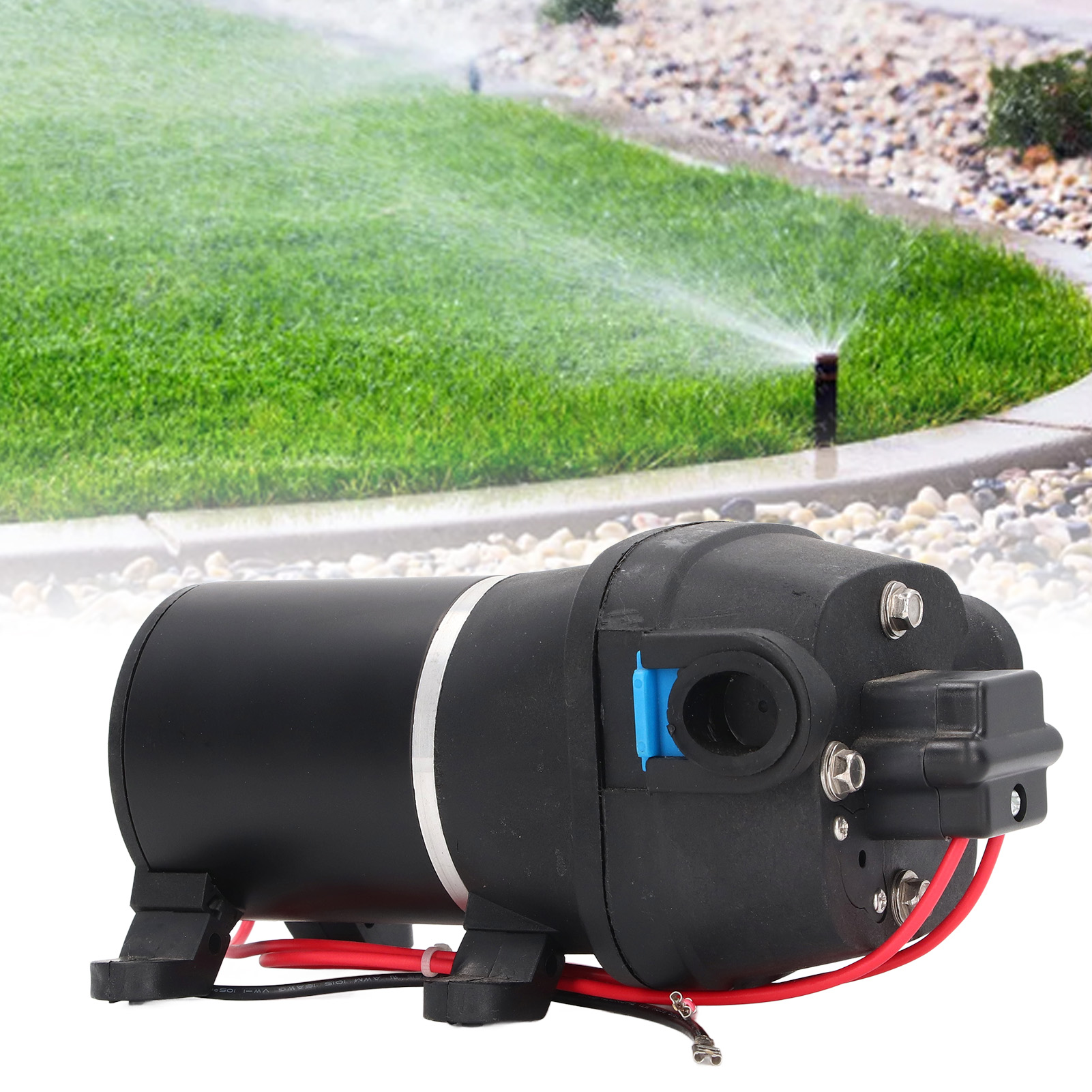 Hochdruck-wasserpumpe, Selbstansaugend, 3,3 Gpm, 35 Psi, Druckerhöhungspumpe Für Wasserfilter, Haushalte, Wohnmobile, Gartenbewässerung Und Landwirtschaft. 12 V