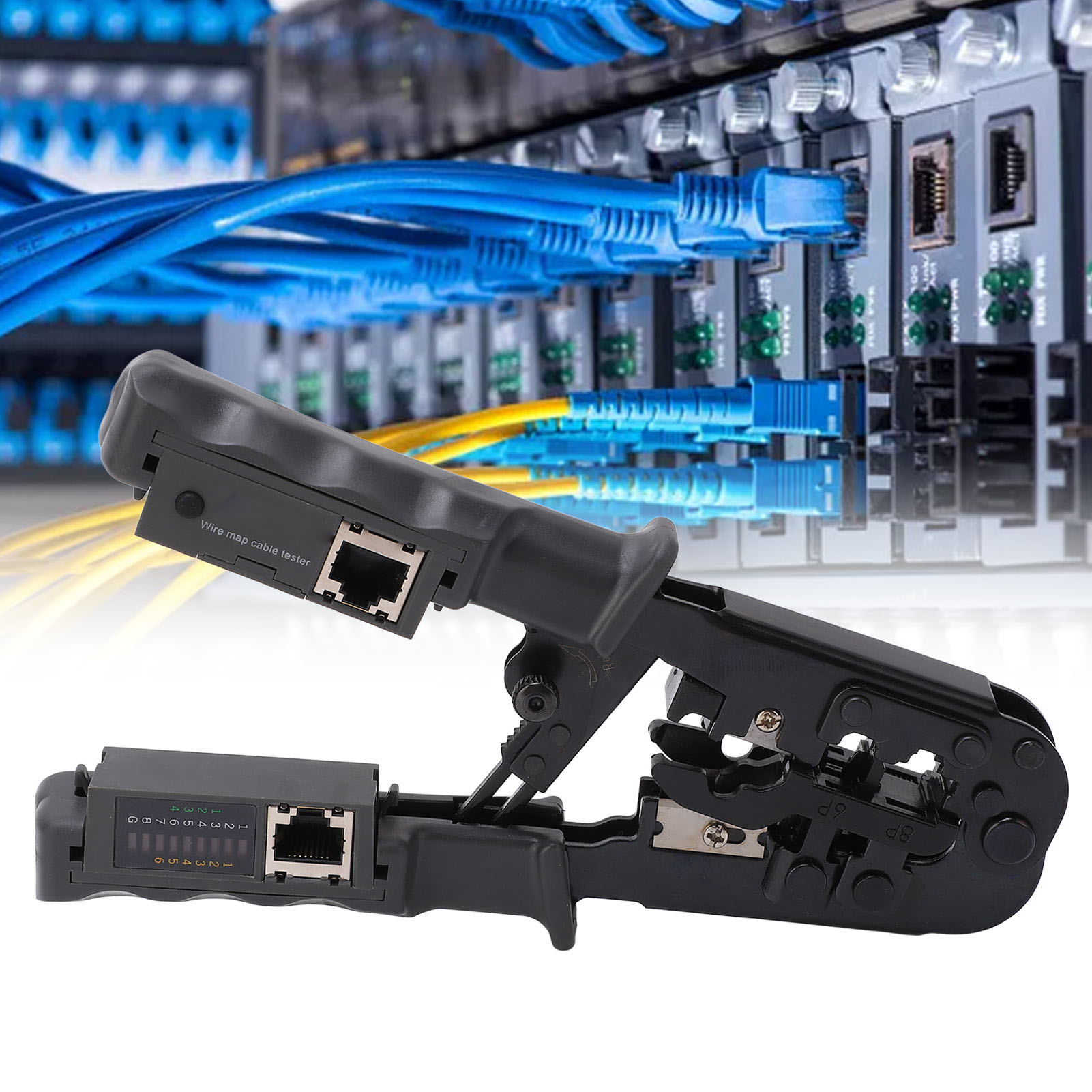 Ht-n5684cr 4p/8p/6p Drei-in-eins-netzwerktool Mit Tester Und Crimpzange