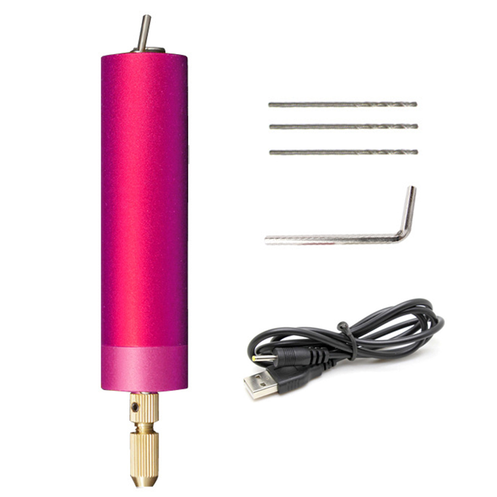 Miniatur-elektroschleifer/diy-mikro-elektrobohrer Zur Herstellung Von Epoxidharz, Kunststoff, Perlen, Bodhi-samen Und Sammlerstücken, Usb-schleifer.