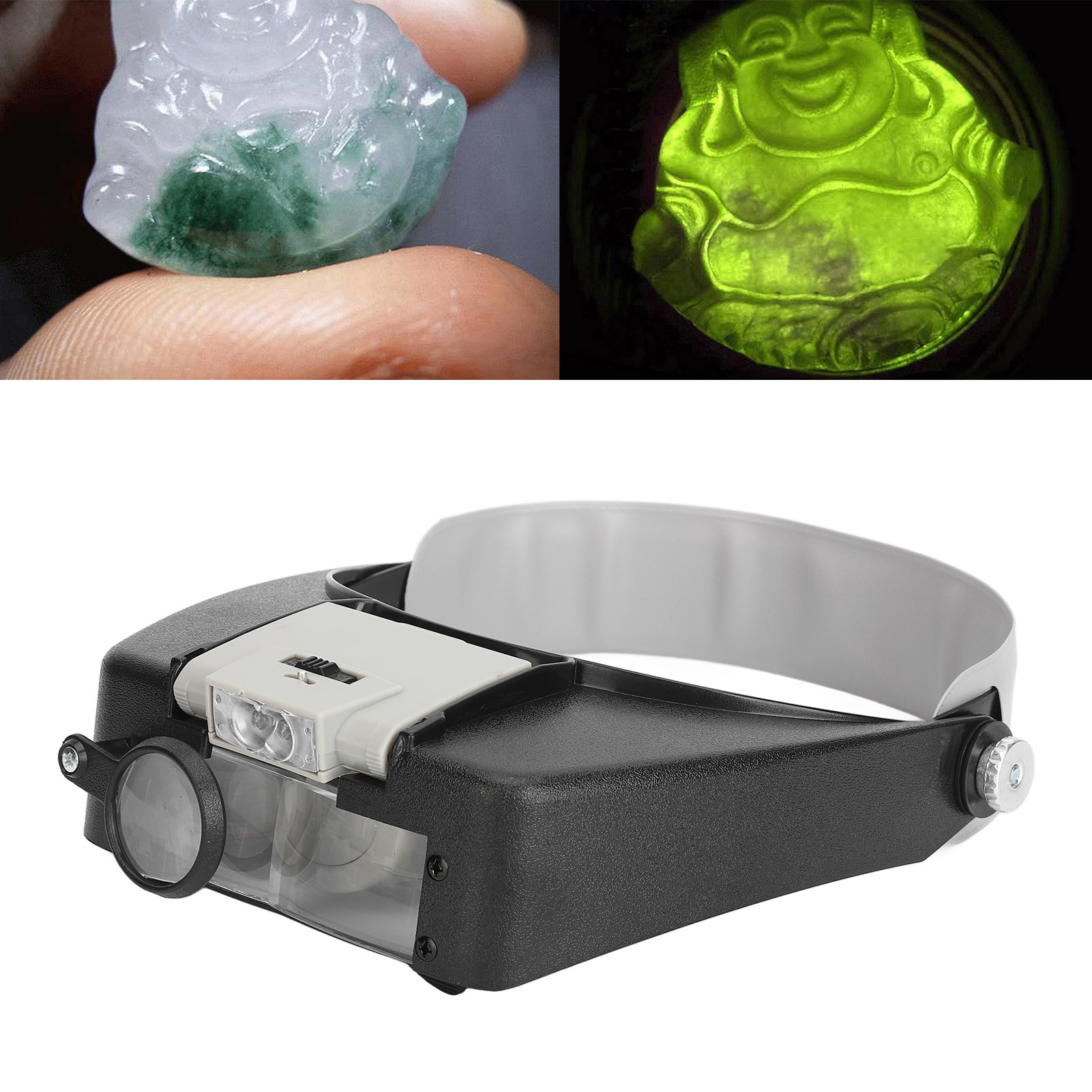 Frontlupe Mit Led-beleuchtung, Hohe Vergrößerung 1,5x/3x/8,5x/10x.