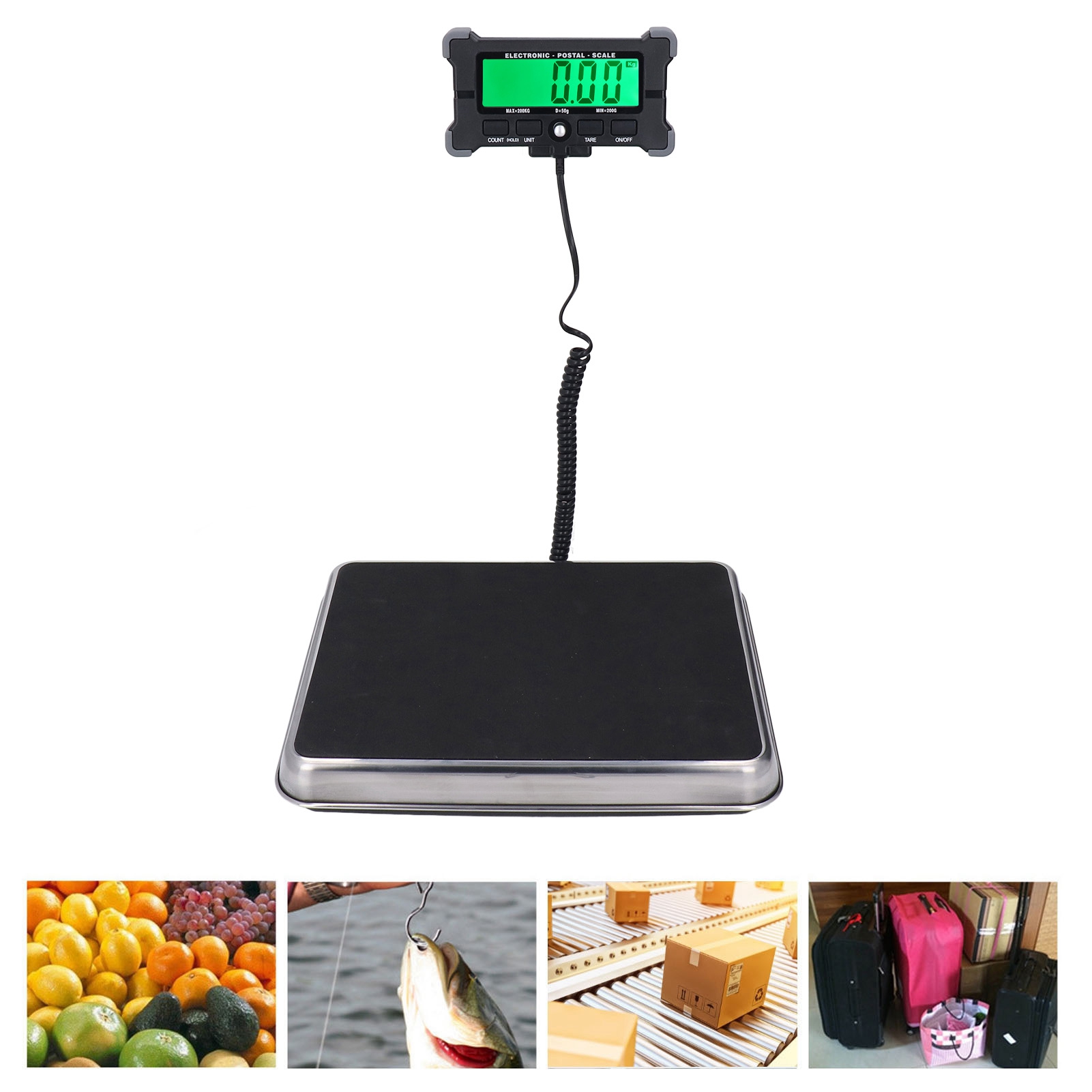 Ps21 Teilwaage Für Sperrige Güter, Edelstahl, 200 Kg / 0,05 Kg