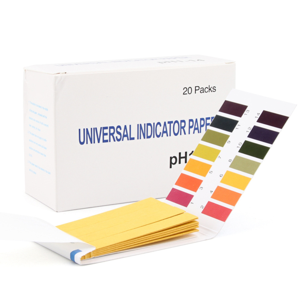 Eine Packung Enthält 20 Teststreifen (insgesamt 1600 Streifen) Für Ph-werte Von 1 Bis 14. Alle Versionen Sind In Englischer Sprache Und Auf Dem Bild Zu Sehen. Einheitsgröße.