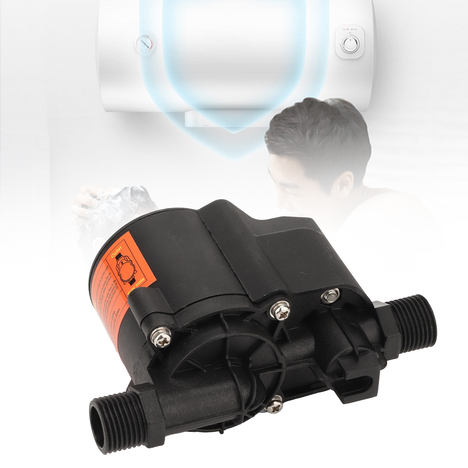 Vollautomatische Druckerhöhungspumpe Für Den Hausgebrauch Mt24-20-80p 24v Dc Kleine Wasserpumpe Für Solarwarmwasserbereiter, Duschköpfe Und Rohrleitungen - Niederspannungspumpe (europäischer Standard