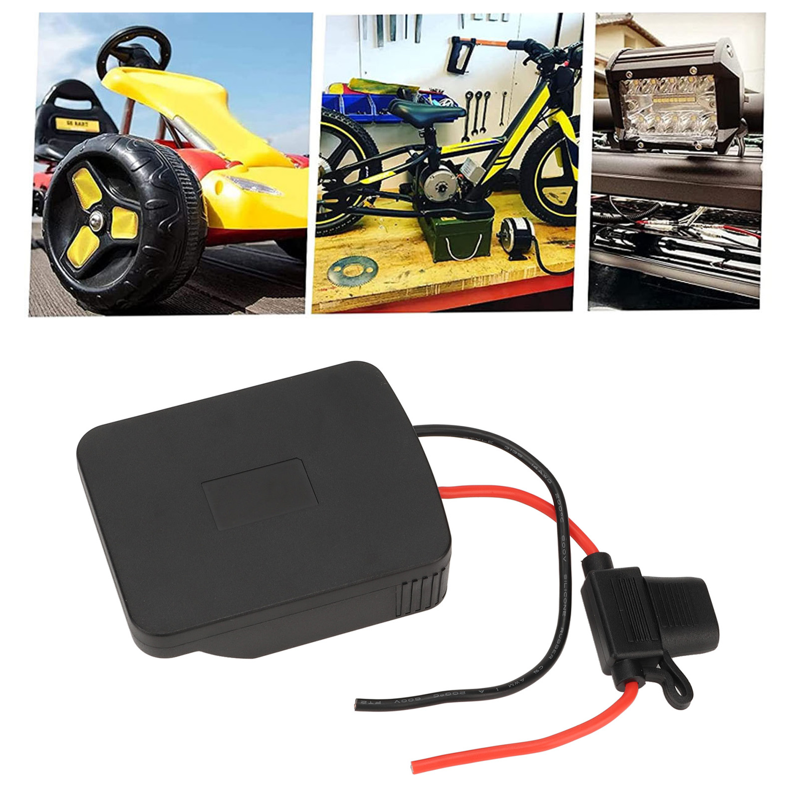 Mate 18v Diy Lithium-ionen-akkubasis Mit Ausgangsadapter Und Sicherungshalter