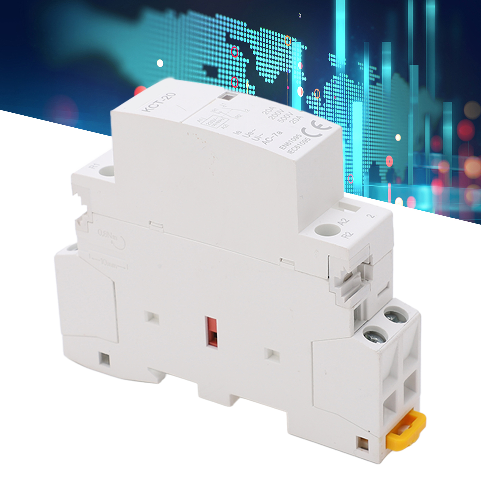 Kct-20a 2p/20a Modulares Haushaltsschütz, 200v Ac Miniaturschütz Für Den Hausgebrauch