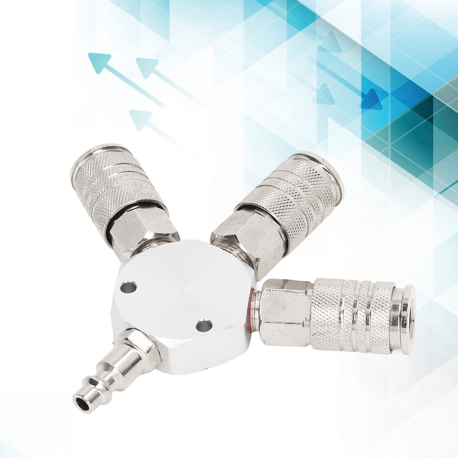 Amerikanisches 1/4"-npt-t-stück, Pneumatisches Vierwege-schnell-t-stück
