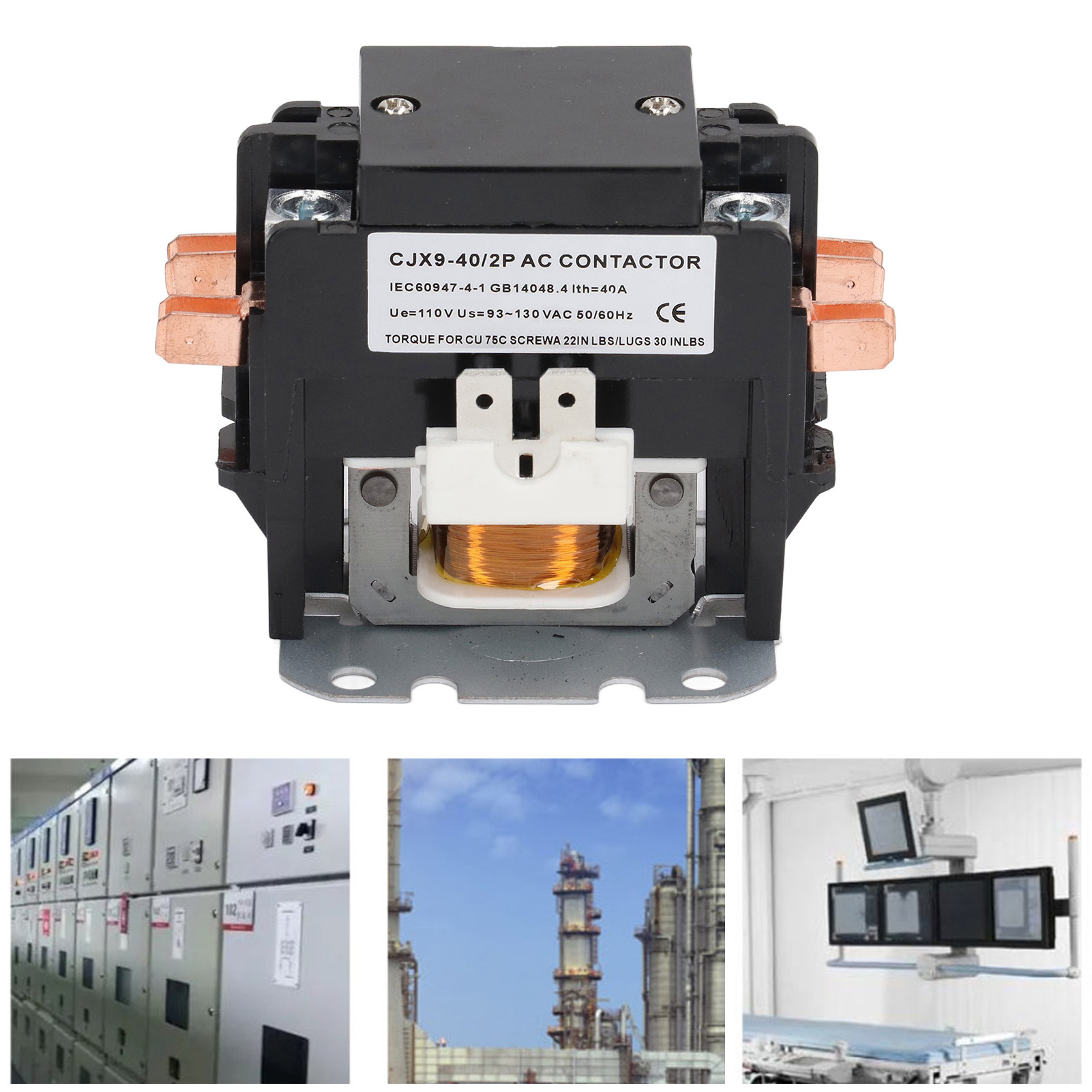 Klimaanlagenschütz 40 A Cjx9-40/2p 110 V
