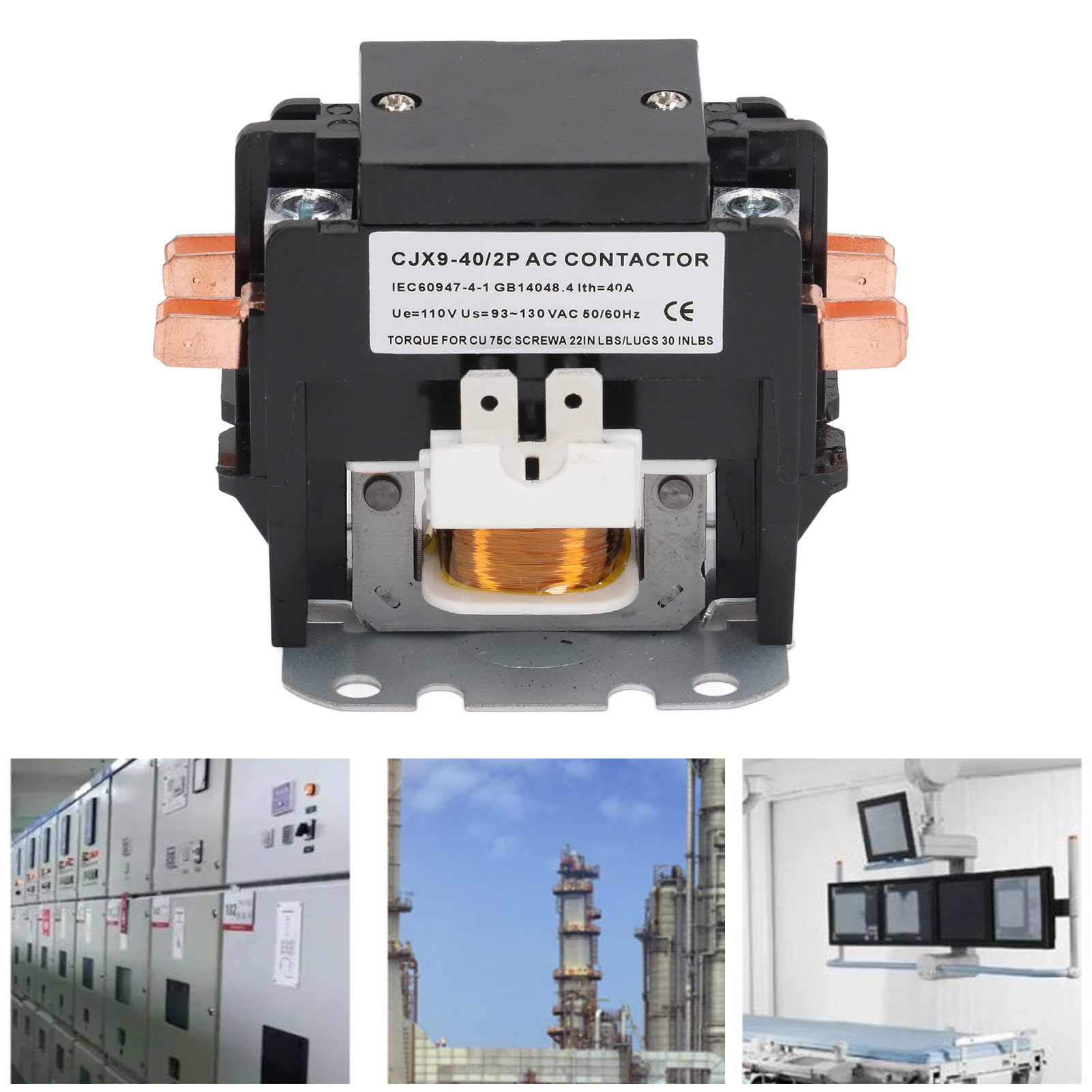 Klimaanlagenschütz 40 A Cjx9-40/2p 240 V
