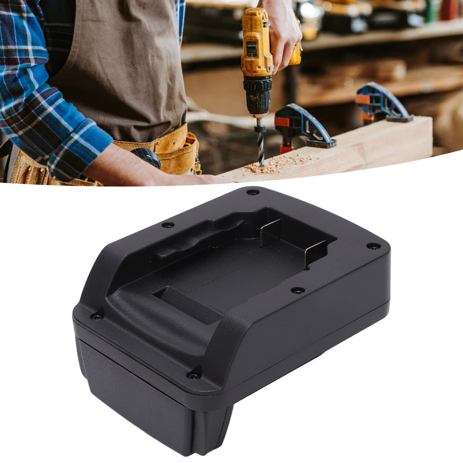 Stromwandler Für Dewalt Dcb200 Und Dcb205 Lithium-ionen-akkus Auf Milwaukee M18 Akkuadapter