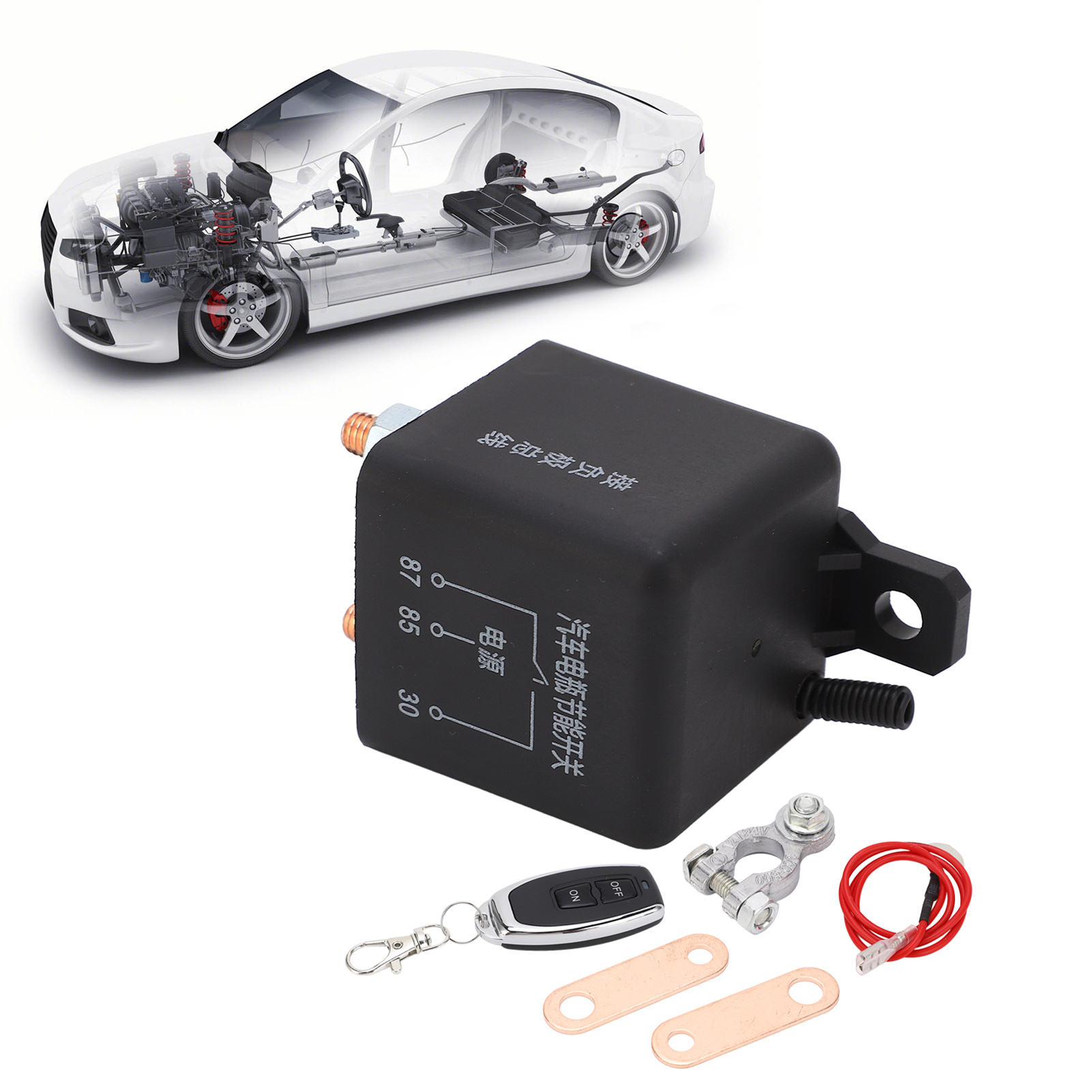 12v 200a Ferngesteuerter Leitungsschutzschalter, Drahtloser Netzschalter, Netzschalter, Anlaufrelais