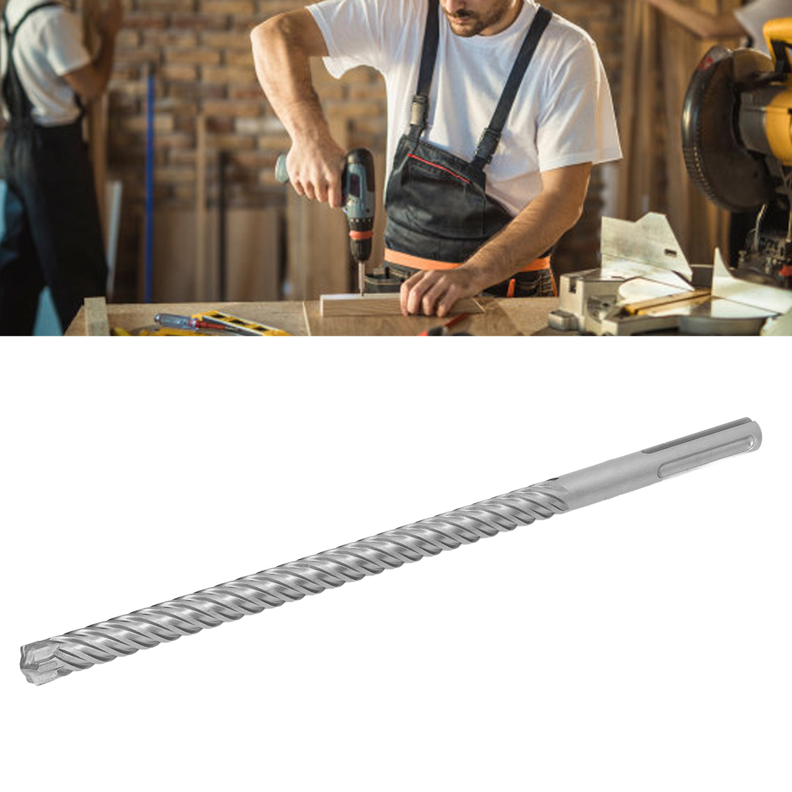 6-schneidiges Rotations-schlagbohrer-set Für Ziegel, Stein Und Beton, Aus Hartmetall.