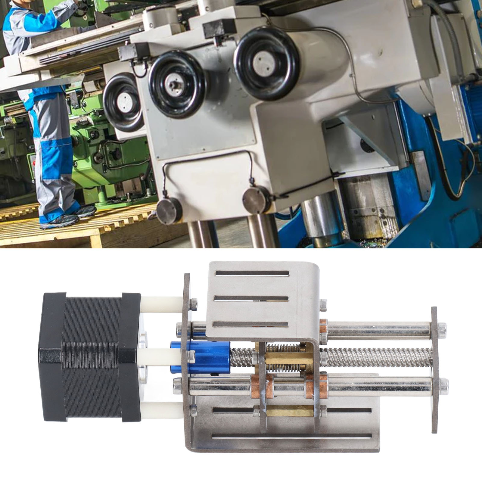 Selbstmontierbarer Cnc-z-achsen-schlitten Mit 100 Mm Hub-linearplattformantrieb, Linearer Fräsbewegungsführung, Geeignet Für Cnc-graviermaschinen Für Die Holzbearbeitung.