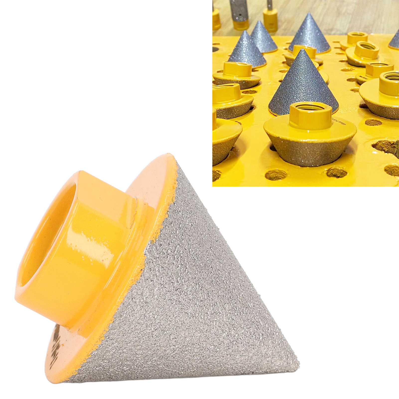 Diamant-anfaswerkzeug Für Stein, Fliesen Und Glas 5/8"-1138 Mm Gelber Bohrer