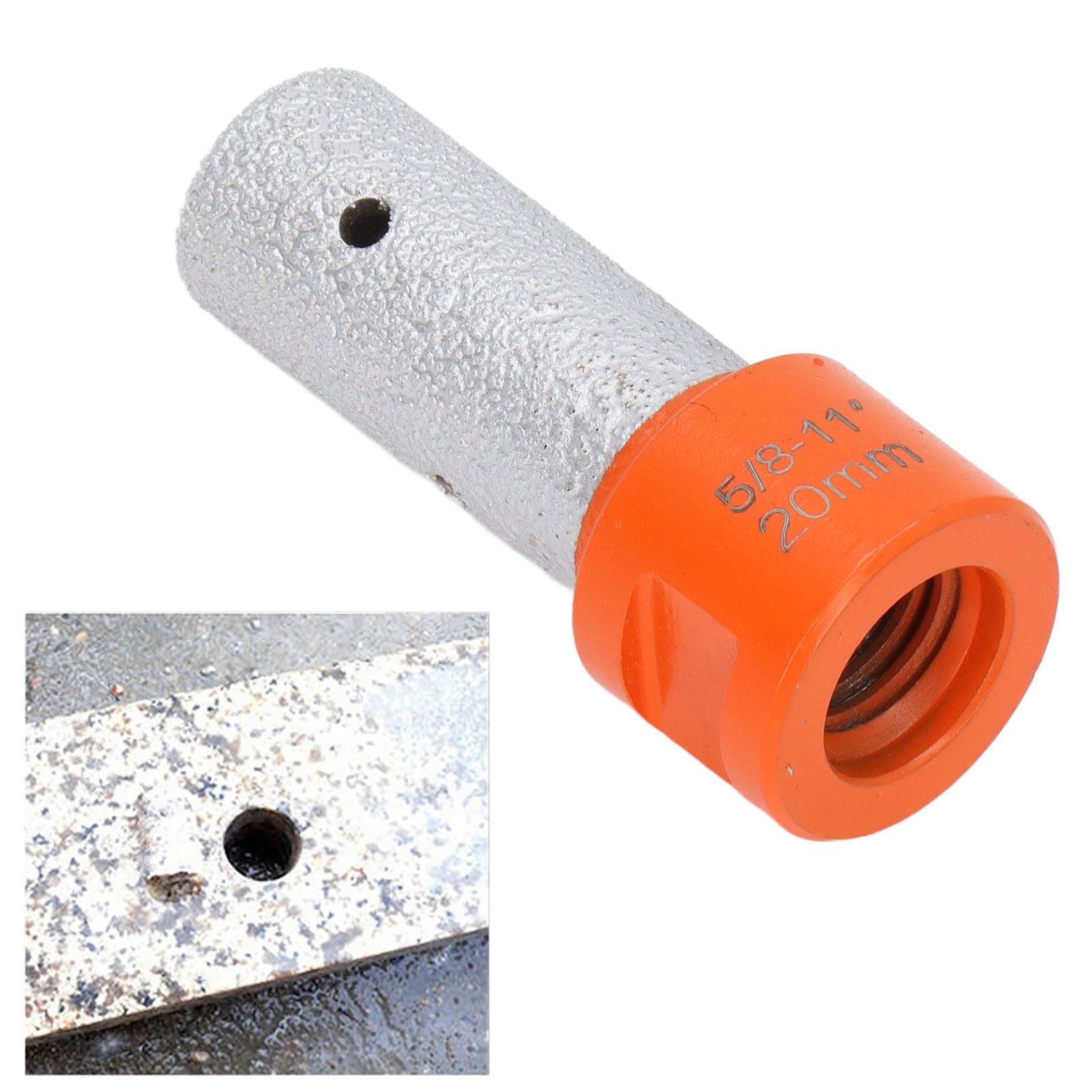 5/8-11"-lötbohrer Für Granit, Quarz, Marmor, Fliesen, Kantenbearbeitung, Lochvergrößerung, 20-mm-bohrer