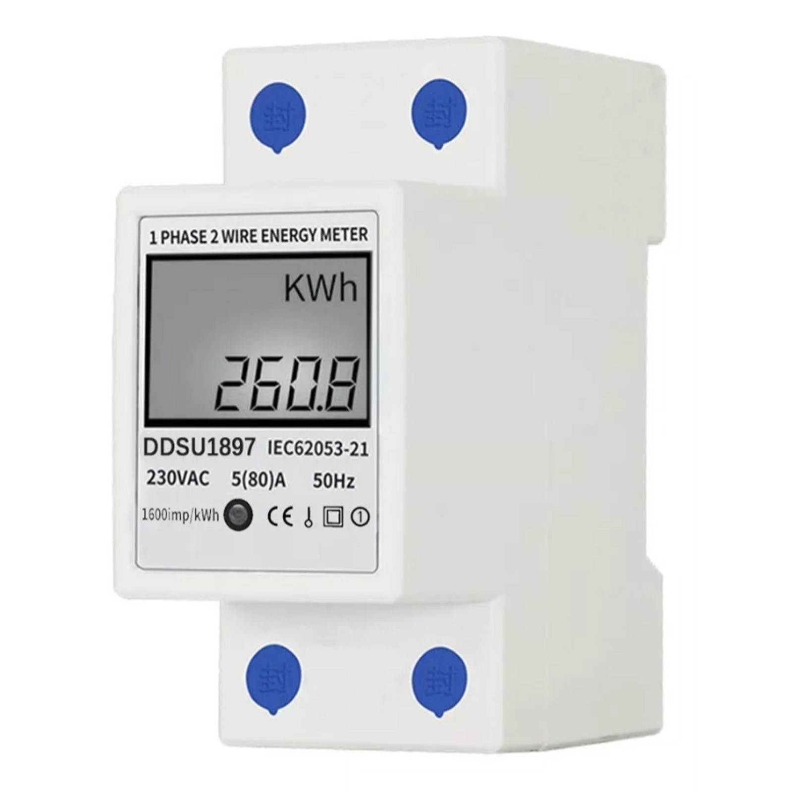 Einphasen-elektronikzähler, Wechselstromzähler Für Mietobjekte, Zündzähler, Bahnstromzähler, 220 V