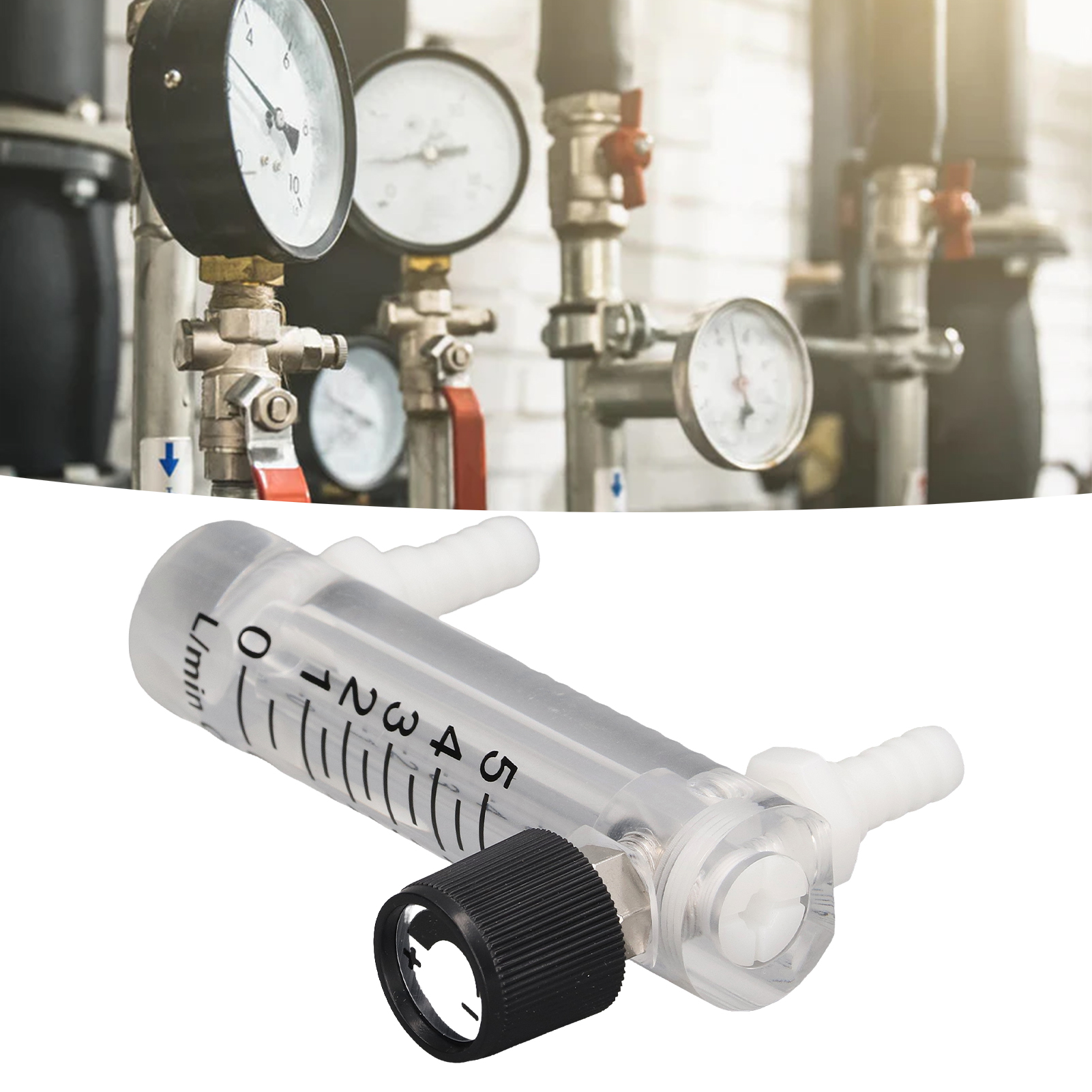 Einstellbarer Gasdurchflussmesser Für Bedienfelder 0-5 L/min