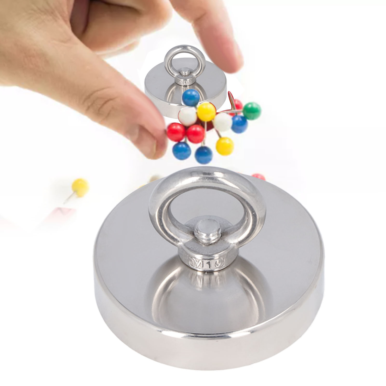Leistungsstarker Bergungsmagnet Nfm80-s, 280 Kg Zugkraft, Hergestellt Aus Neodym, Eisen Und Bor