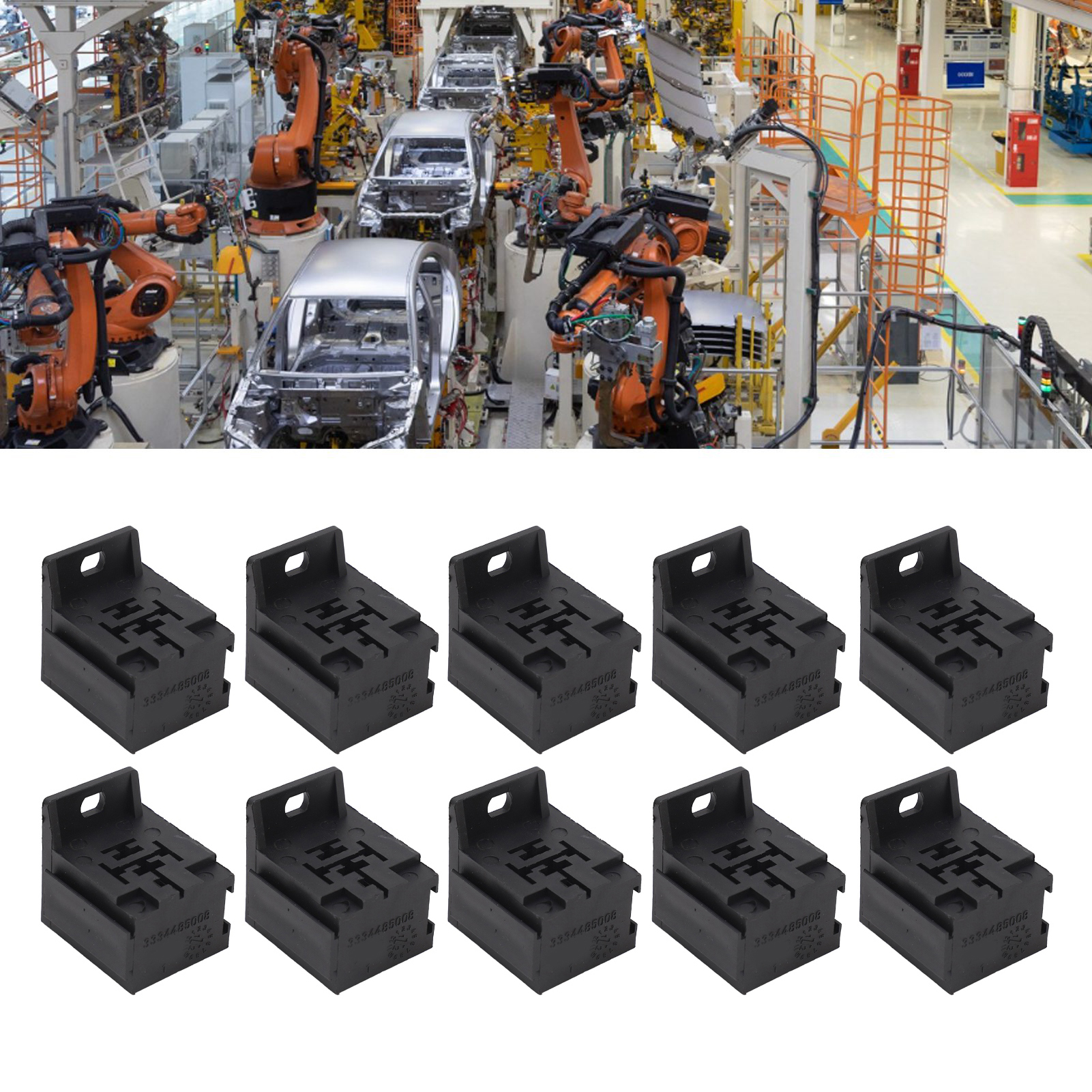 Bosch 40a 5p Relaishalter, 10 Stück, Dj7054y-6.3-21, Mit 50 Anschlüssen