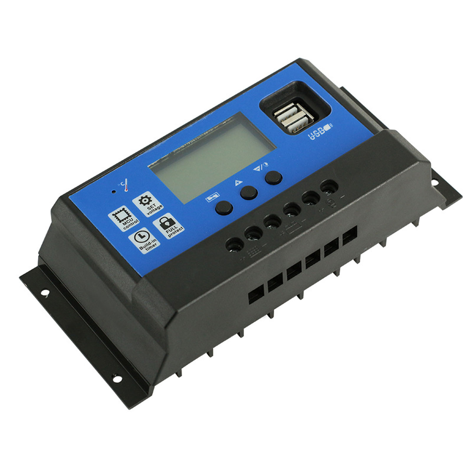 Solarmodul-laderegler, Pwm-photovoltaik-spannungsregler, 12v/24v-solarzellenladegerät