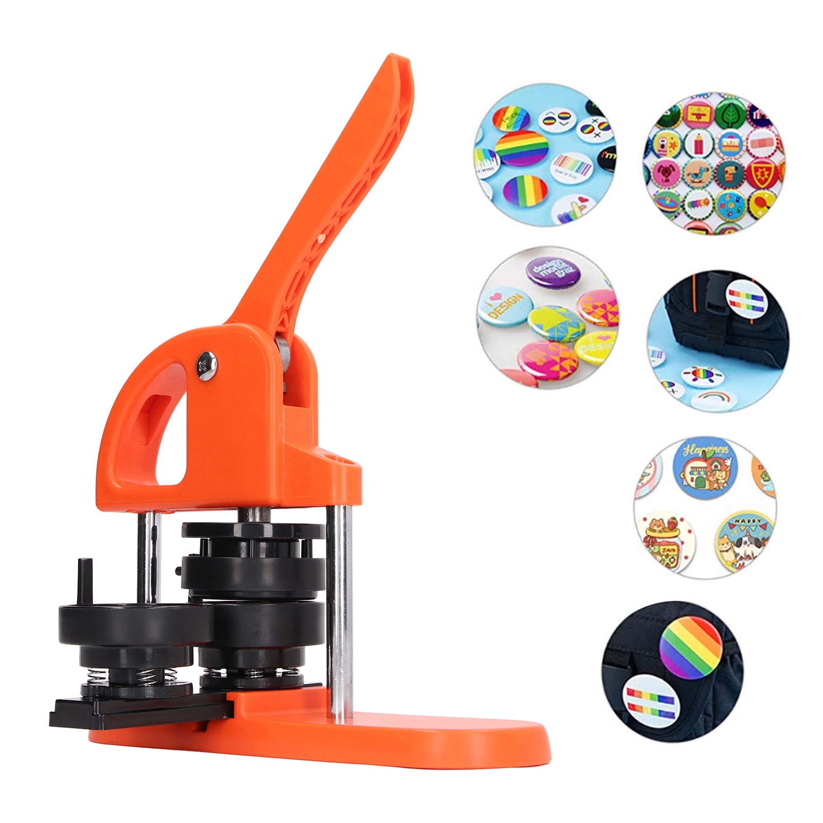 Diy-button-herstellungsset Mit Anstecknadel- Und Nadelpresse, 100 Anstecknadel-sets, Kreisschneider, Zauberbuch (58 Mm)