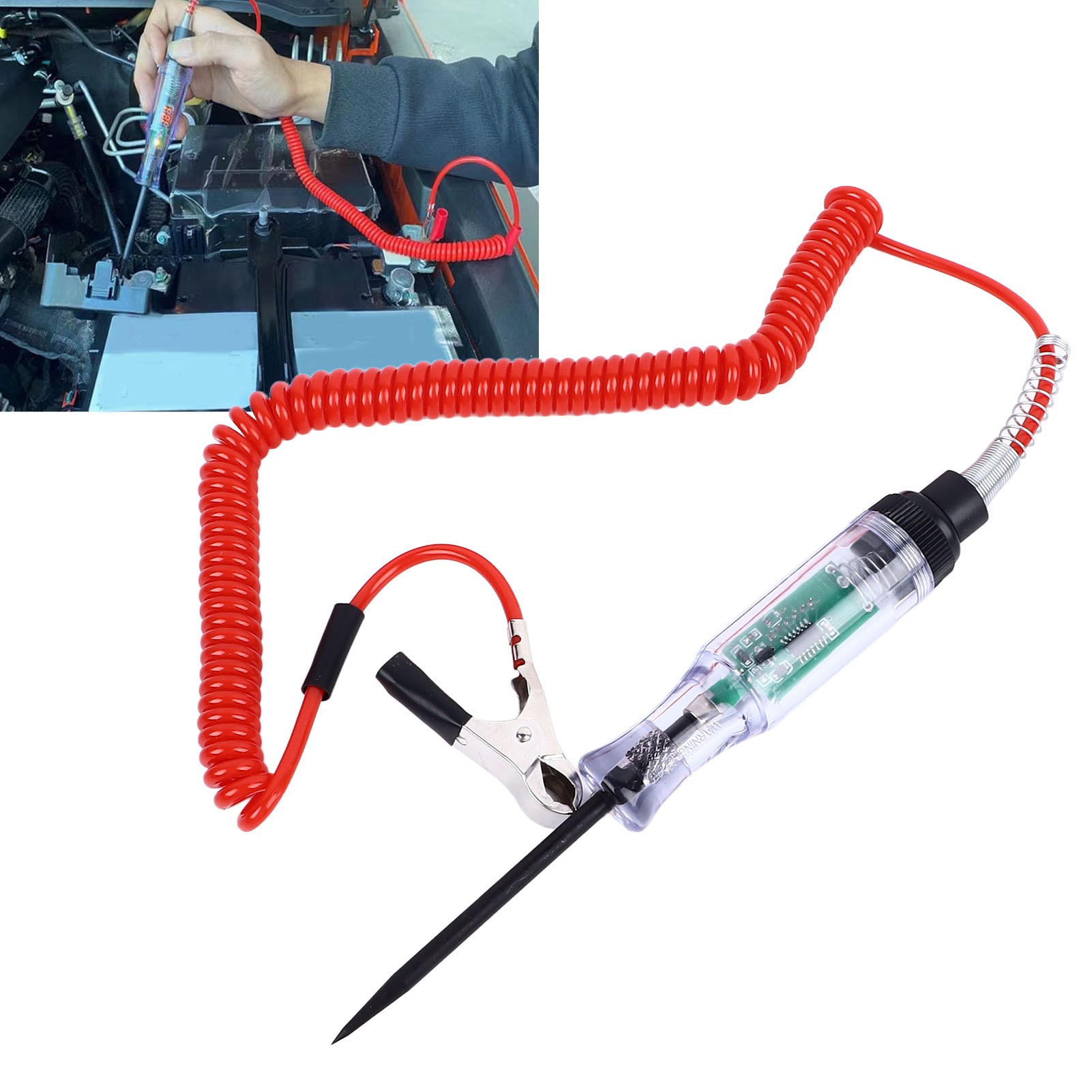 Der Led-teststift Für Die Kfz-reparatur, Eine Beliebte Wahl Unter Online-kfz-elektrikern, Ist Ein Digitaler Teststift Mit Einer Nennleistung Von 12v/24w.