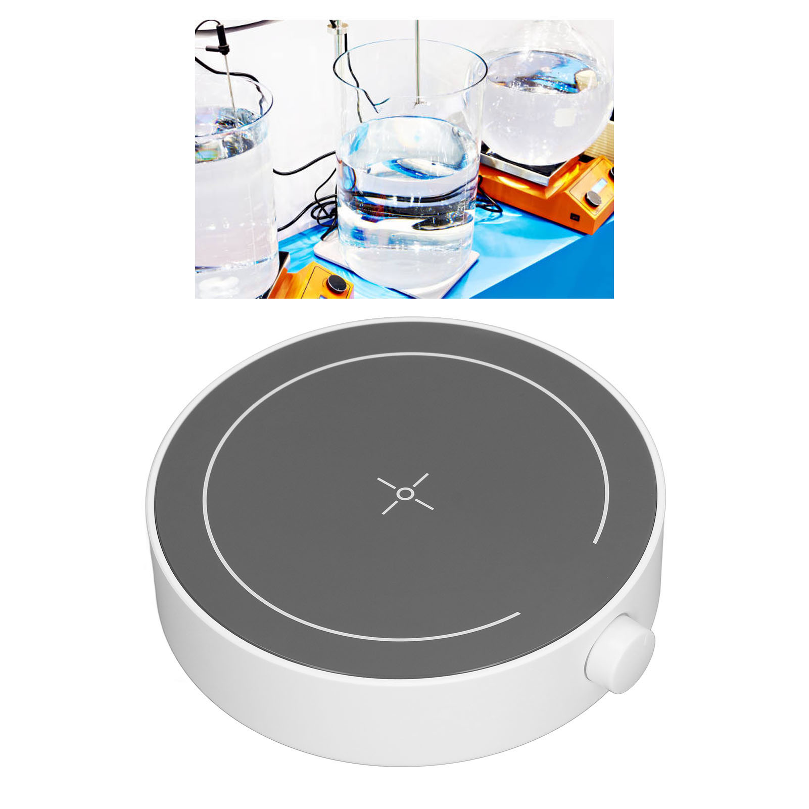 Miniatur-elektromagnetrührer Ms3 1l 200–1800 U/min, Labor-magnetrührständer, Ac 100–240 V, Europäischer Standard
