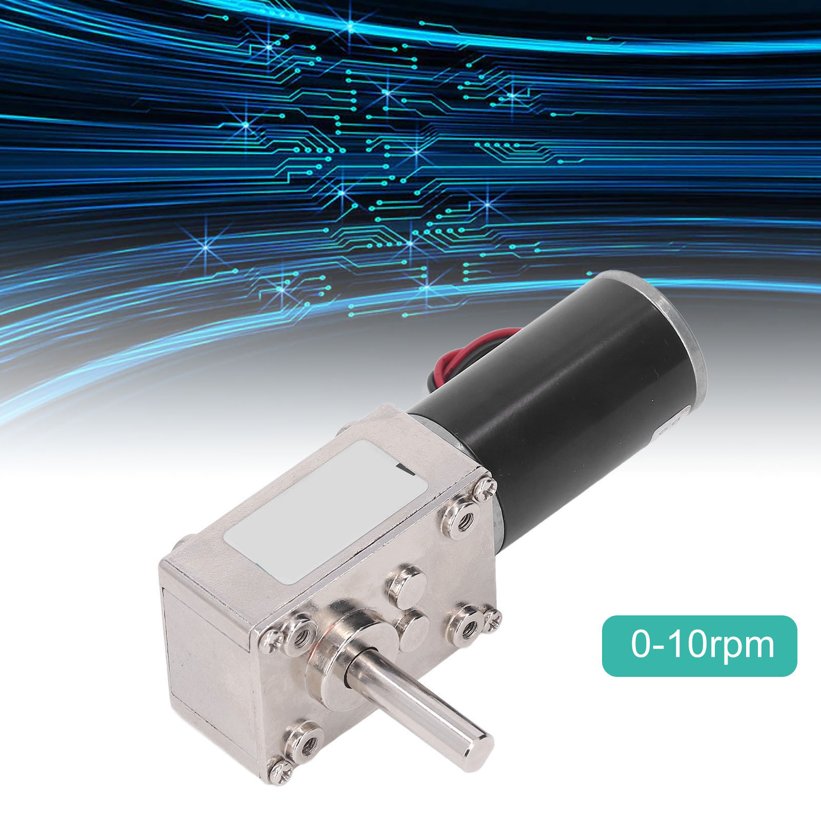 Xd40wb-31ysf Dc24v 18w Miniatur-schneckengetriebemotor, Niedrige Drehzahl, Vorwärts- Und Rückwärtslauf, Rechtwinklig Und Selbsthemmend, 0–10 U/min