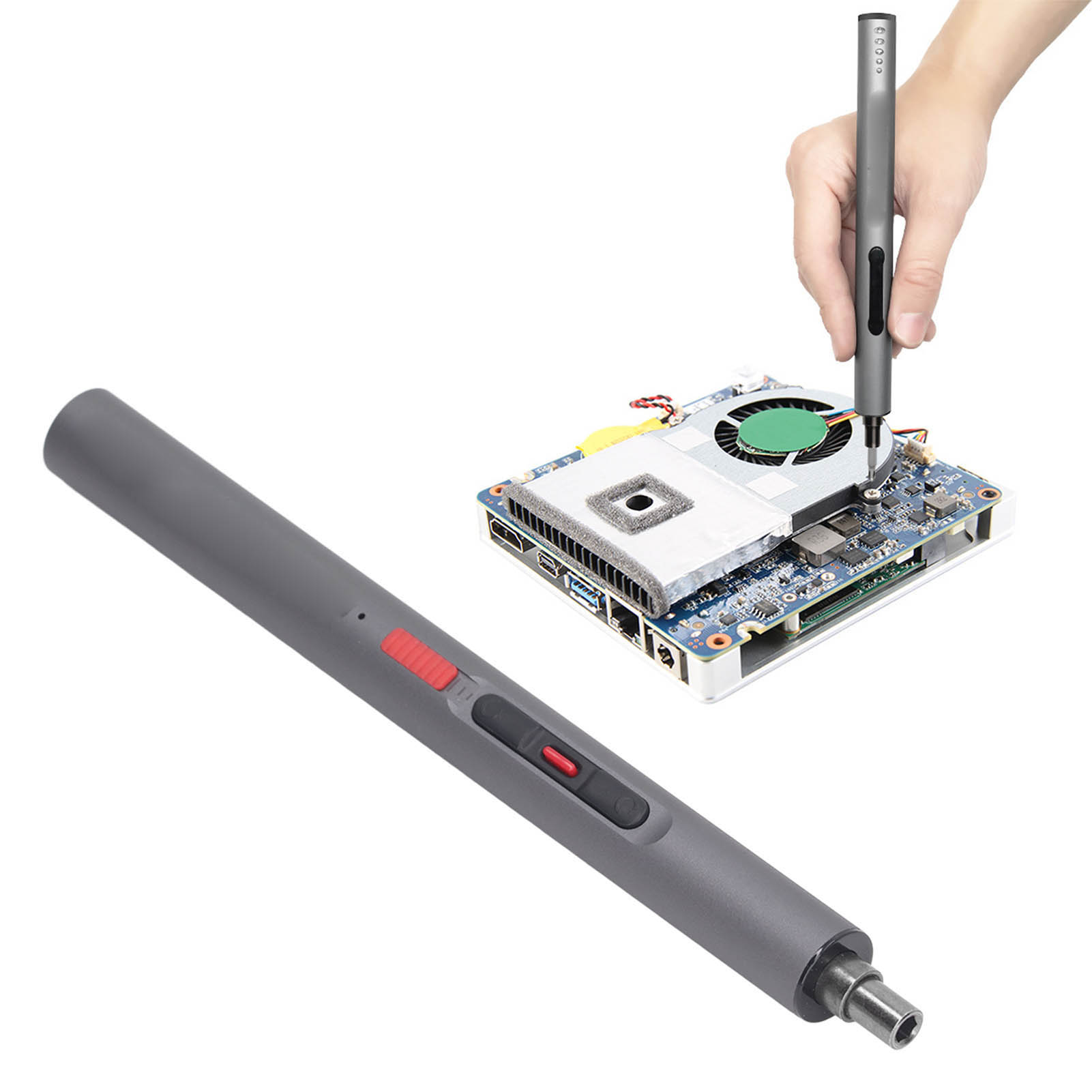 Hochdrehmomentstarker Präzisions-miniatur-elektroschraubendreher, Geeignet Für Brillen, Uhren, Kameras, Laptops, Drohnen, Spielzeug, Smartphones, Elektronische Produkte, Ps4 Usw.
