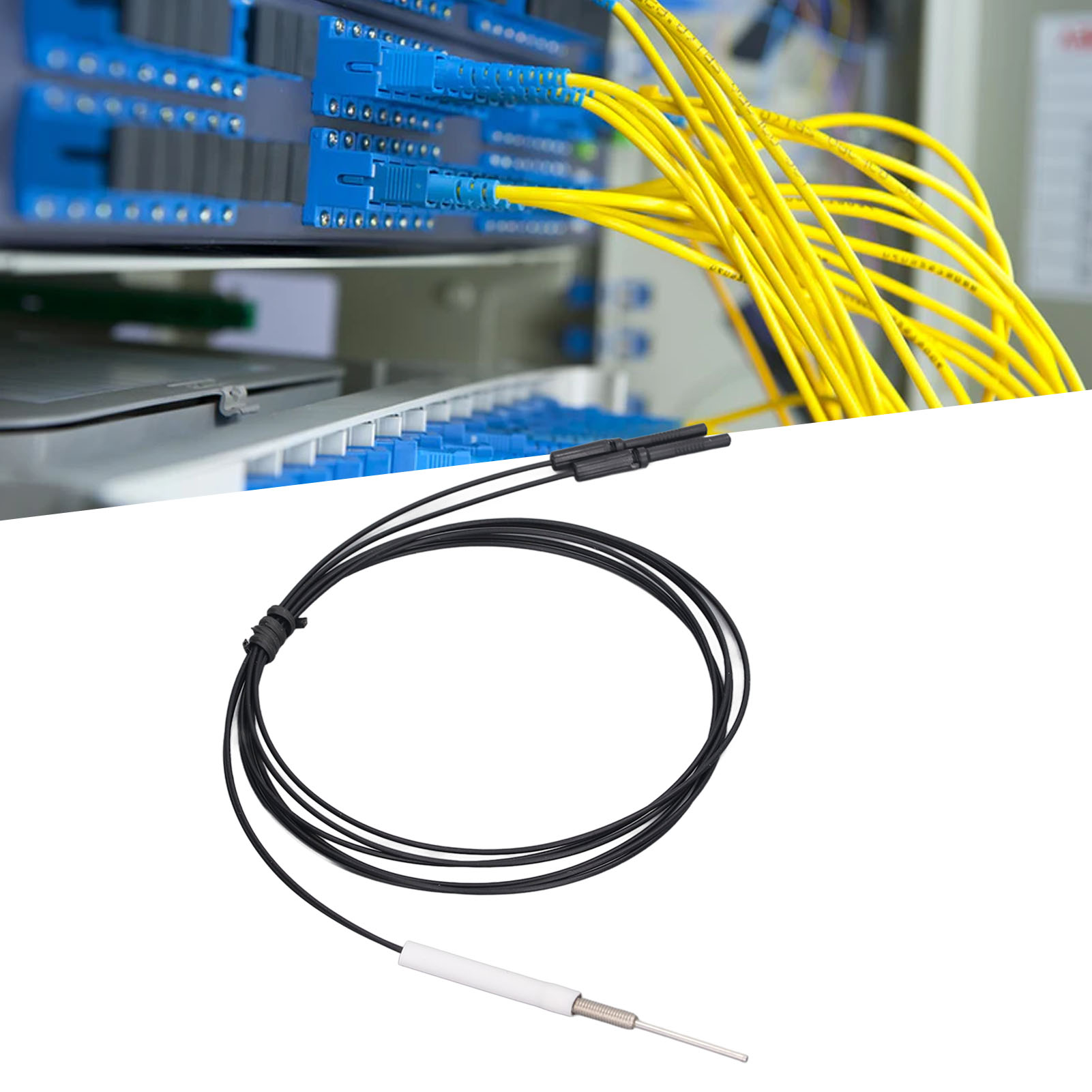 Frs-310-s Glasfasersensor, Digitale Glasfasersonde Mit Diffuser Reflexion, Fotoelektrisches Sensorkabel