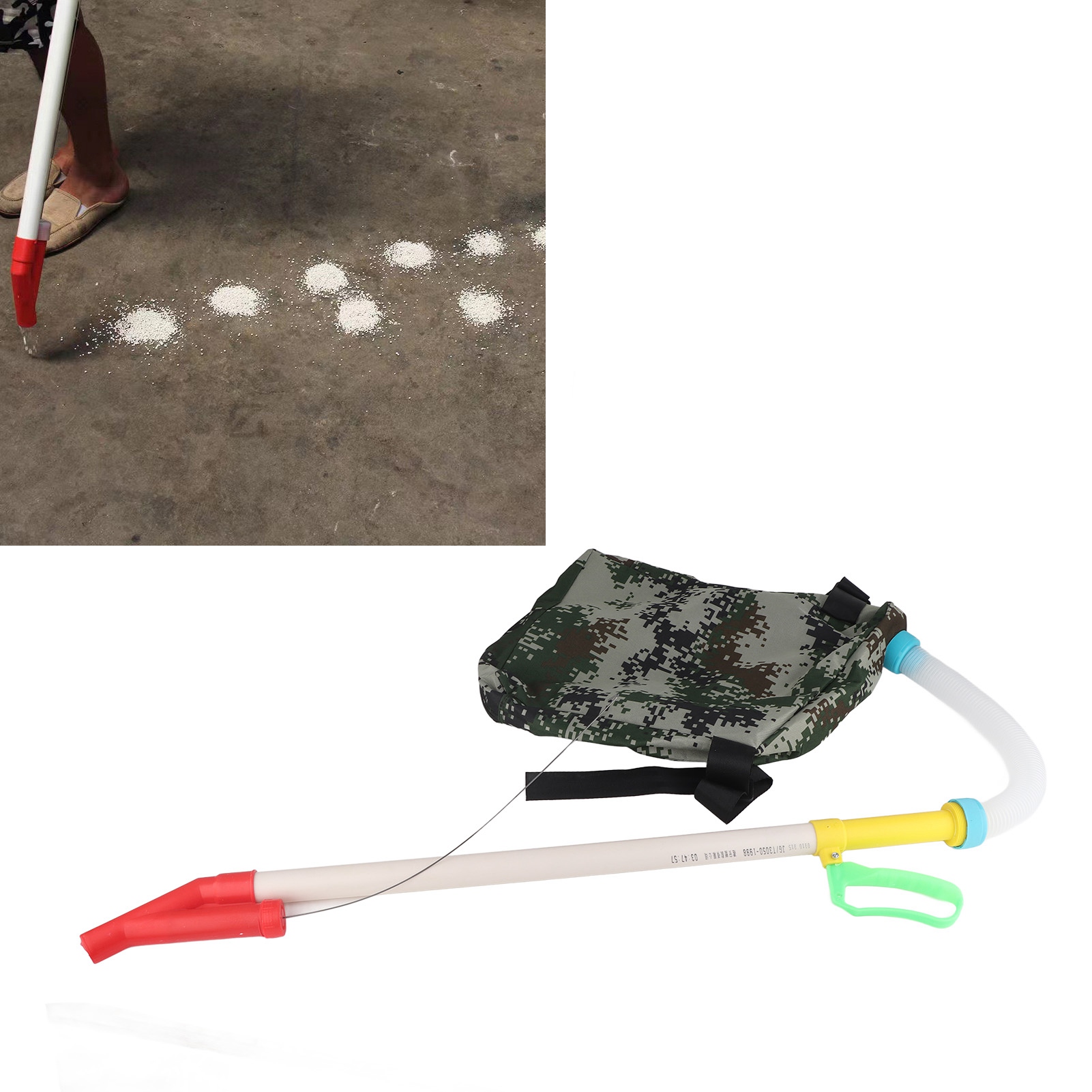 Multifunktionaler Düngerstreuer, Manueller Düngerstreuer, Tragbarer Düngerstreuer Für Den Garten, Manueller Landwirtschaftlicher Rucksack Zum Düngen Von Maispflanzen.