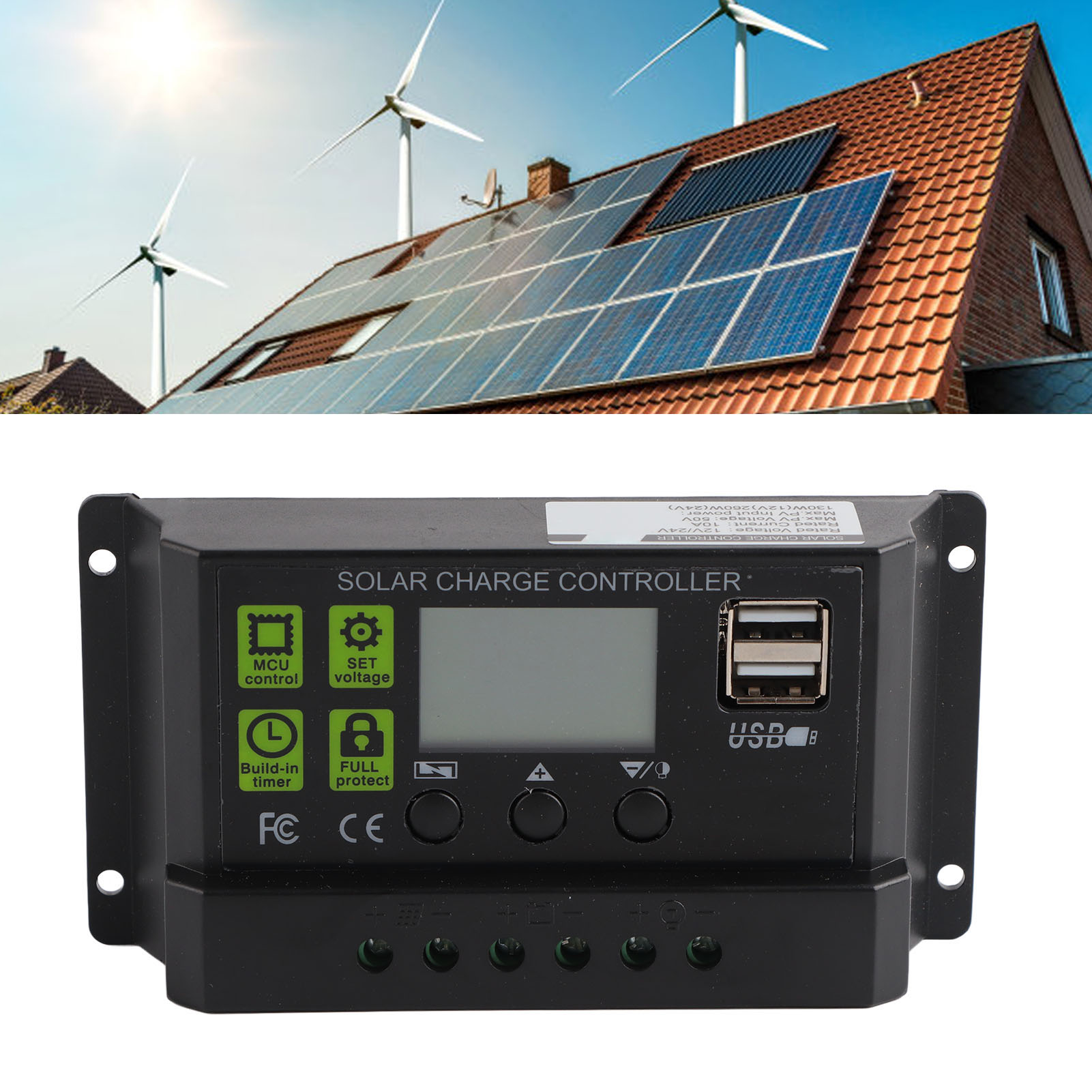 Verbesserter Solarladeregler Mit Automatischer 10-a-erkennung