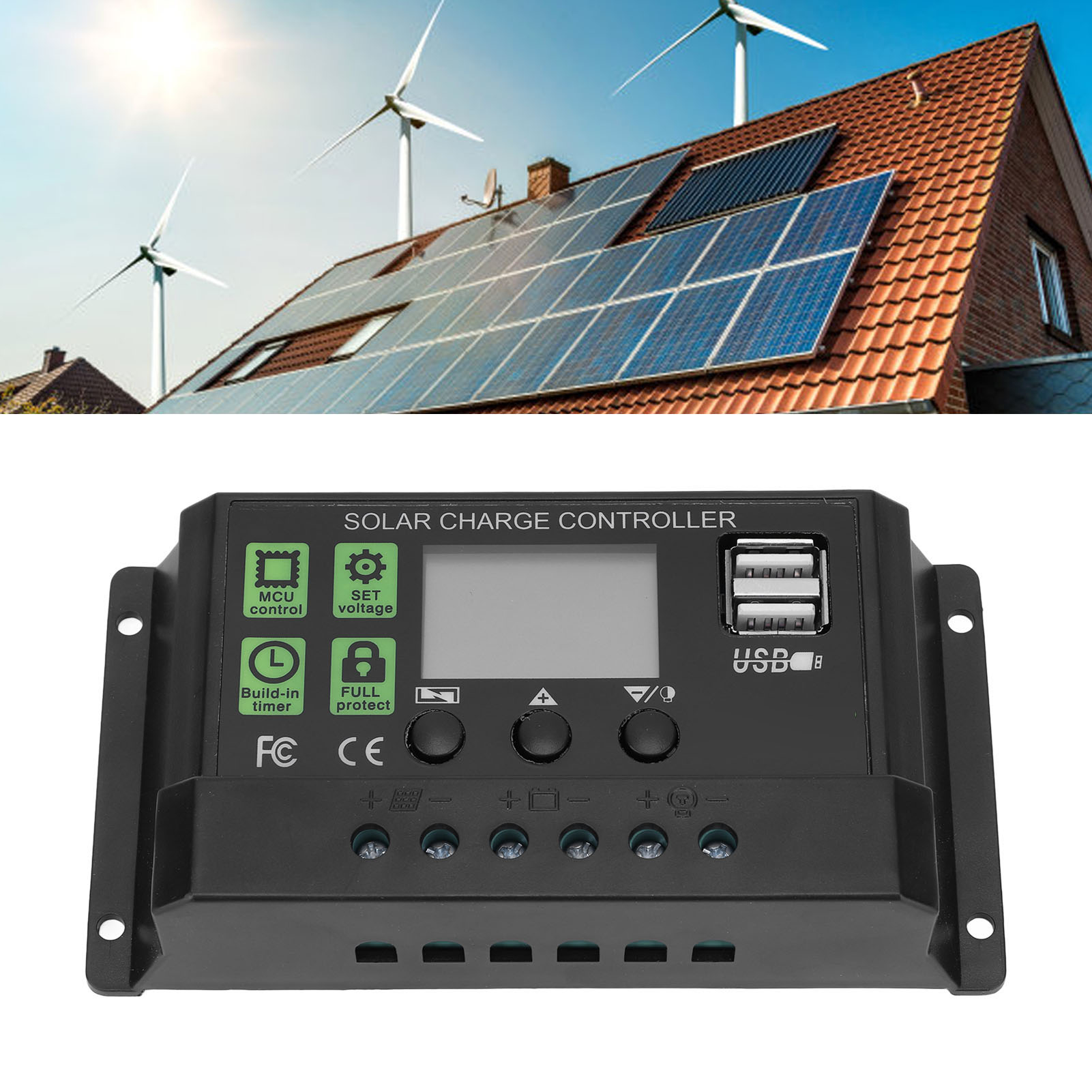 Verbesserter Solarladeregler Mit Automatischer 20-a-erkennung
