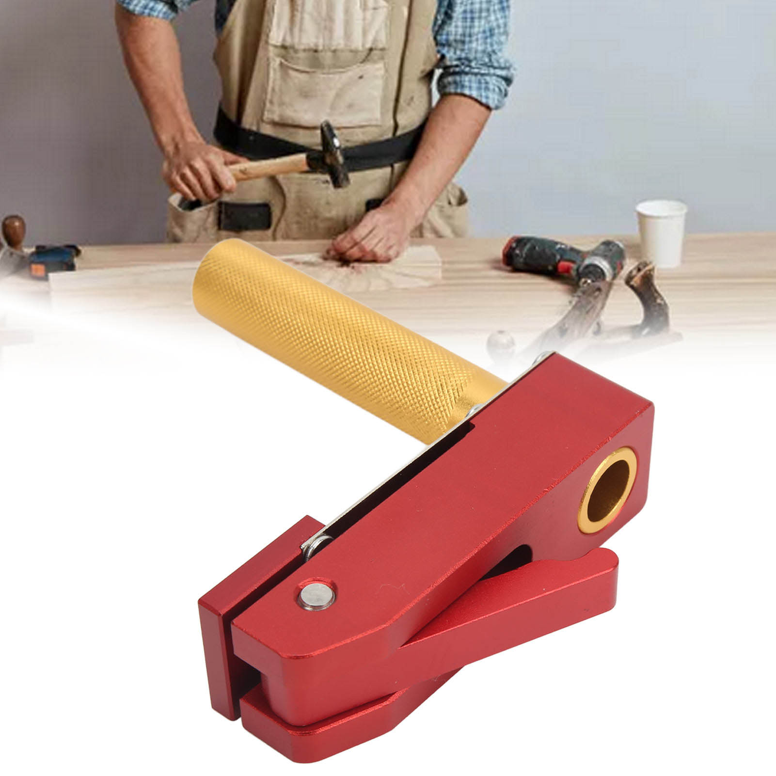 Tisch-druckplatte Für Die Holzbearbeitung, Manuelle Schnelldruckplatte Aus Aluminiumlegierung, 20 Mm Durchmesser.