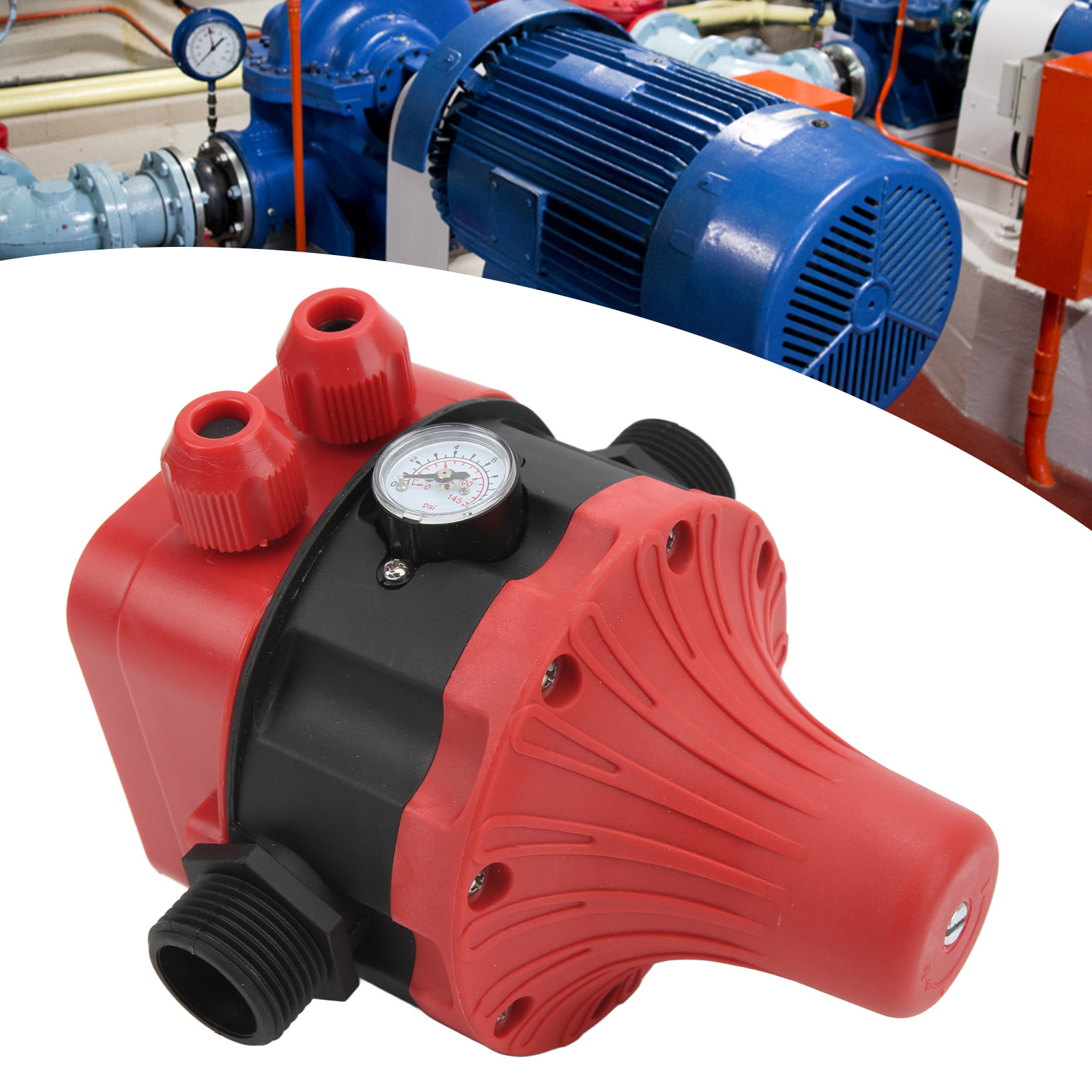 Automatischer Druckschalter Für Wasserpumpe, Rote Ausführung, 220 V–240 V