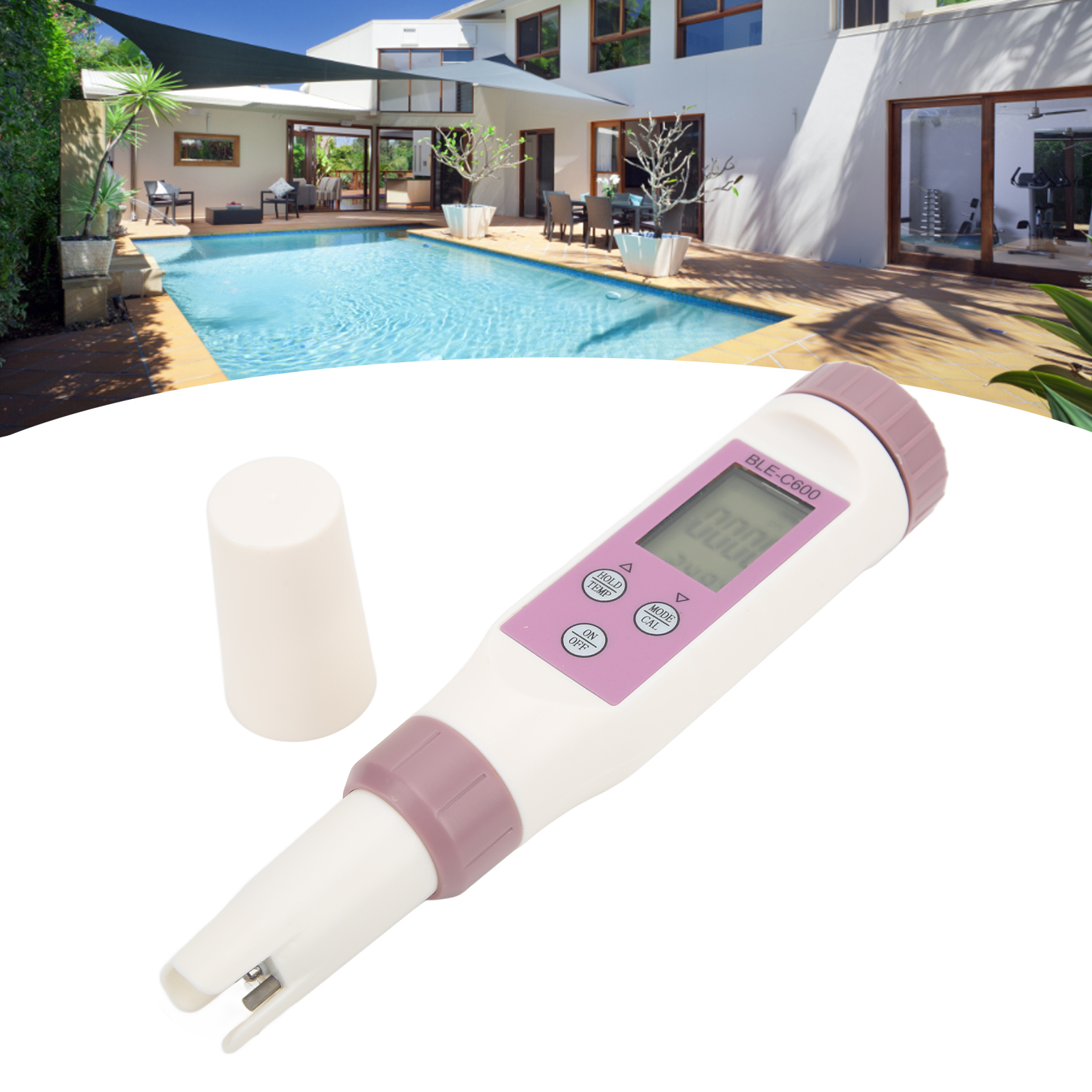 Ble-c600 7-in-1 Multifunktions-wasserqualitätstester (ph-wert) Mit Bluetooth